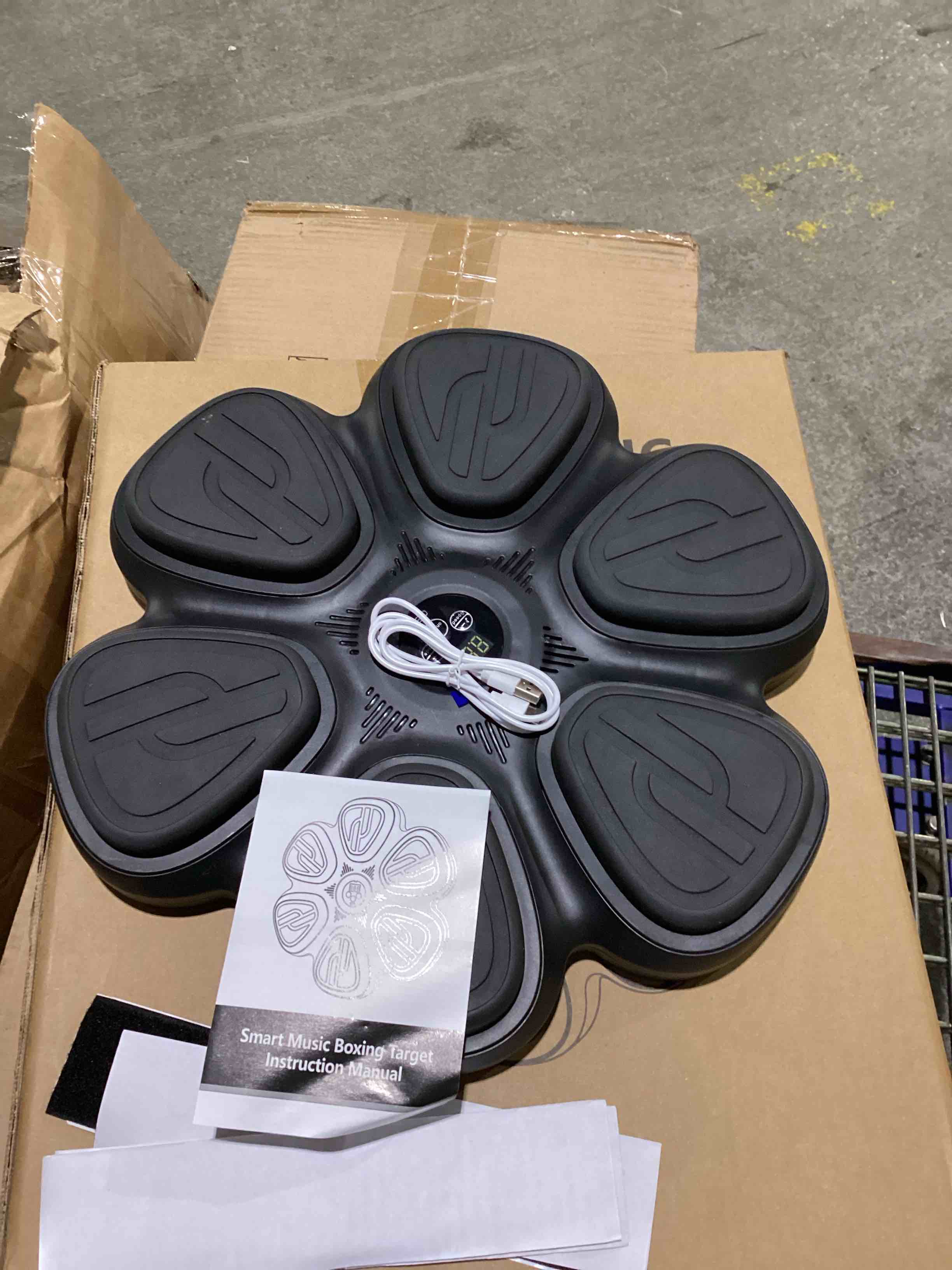 Smart music boxing target with charging cord ONLY 