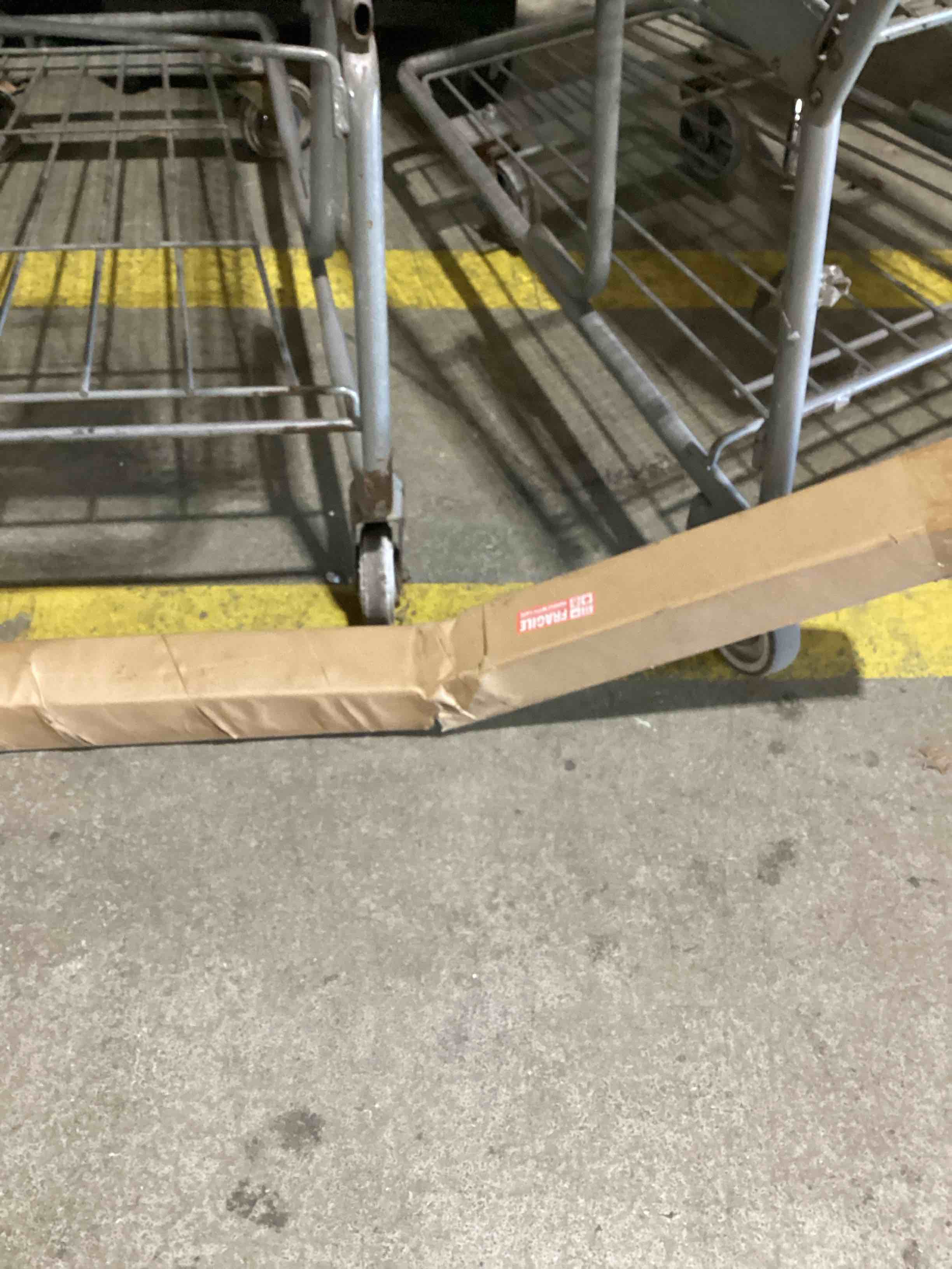 Condition photo showing As Is for DAMAGED SHOPLED 8FT 100W 15000LM 6000K Cool White High Output Linkable T8 Tube Fixtures, V-Shaped, 8 Foot Lights for Garage, Warehouse, 4 Pack