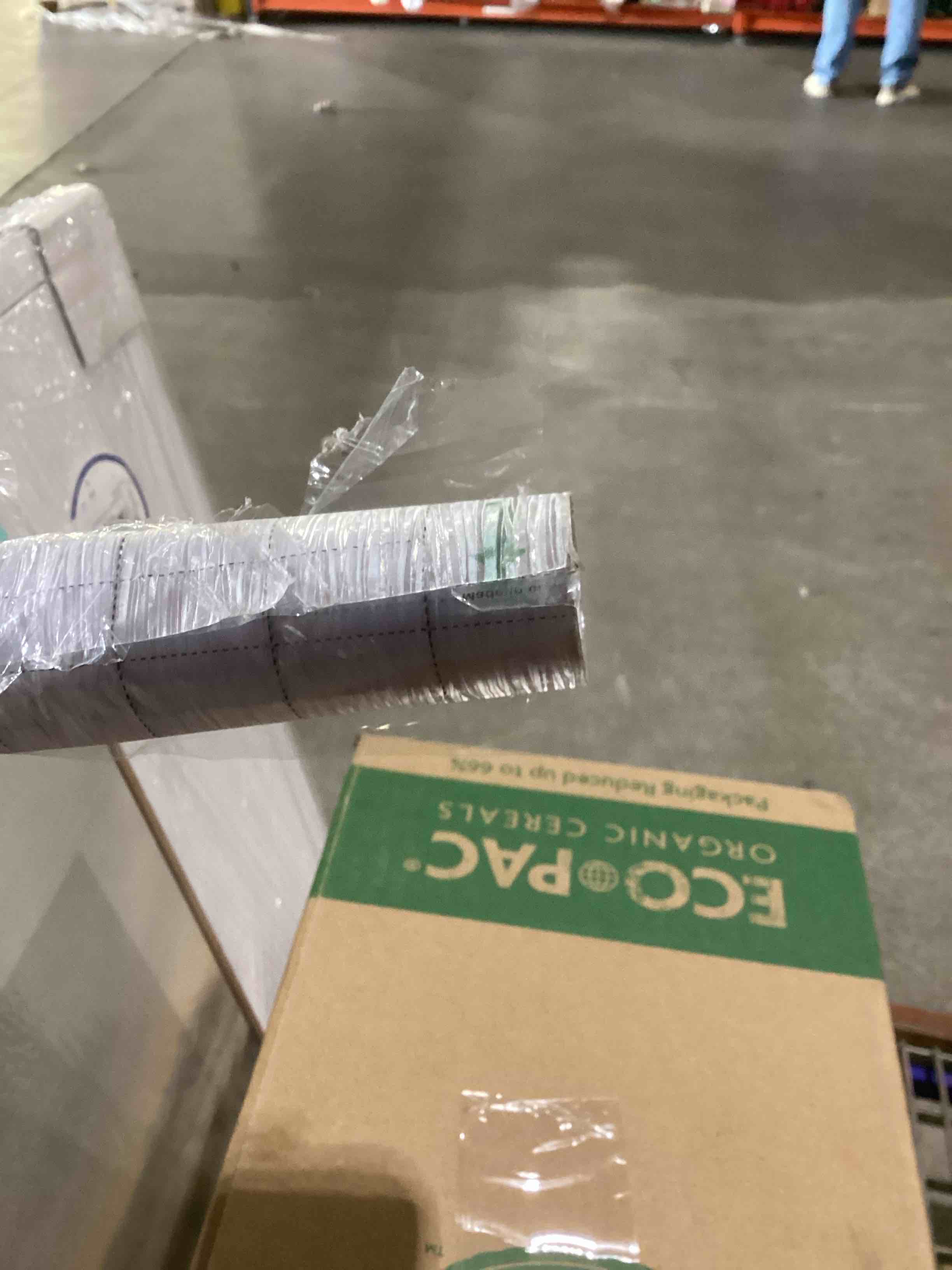 Condition photo showing As Is for LIGHT DAMAGE VELIMAX Frosted Window Privacy Film Non Adhesive Window Cling Removable Glass Covering Clear Water Opaque Window Film for Home Anti UV 29.5x78.7 inches 29.5"x78.7" (75x200cm)