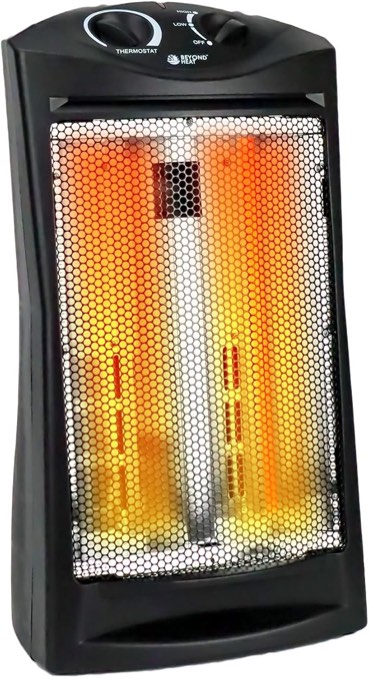 1500 Watt Electric Quartz Infrared Radiant Tower Heater, Portable Space Heater with Tip-Over and Overheat Protection, Fast Heating Heater Quiet and Safe for Office Indoor Use Home Bedroom