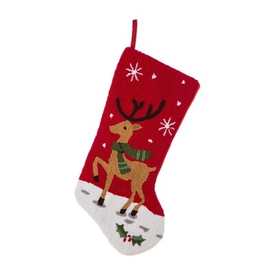 Glitzhome 19.69-in Animals Christmas Stocking