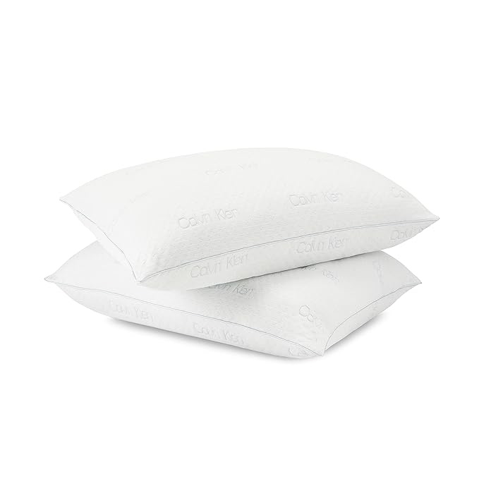 Calvin Klein Cooling Bamboo Pillow, Standard/Queen, White Visit the Calvin Klein Store