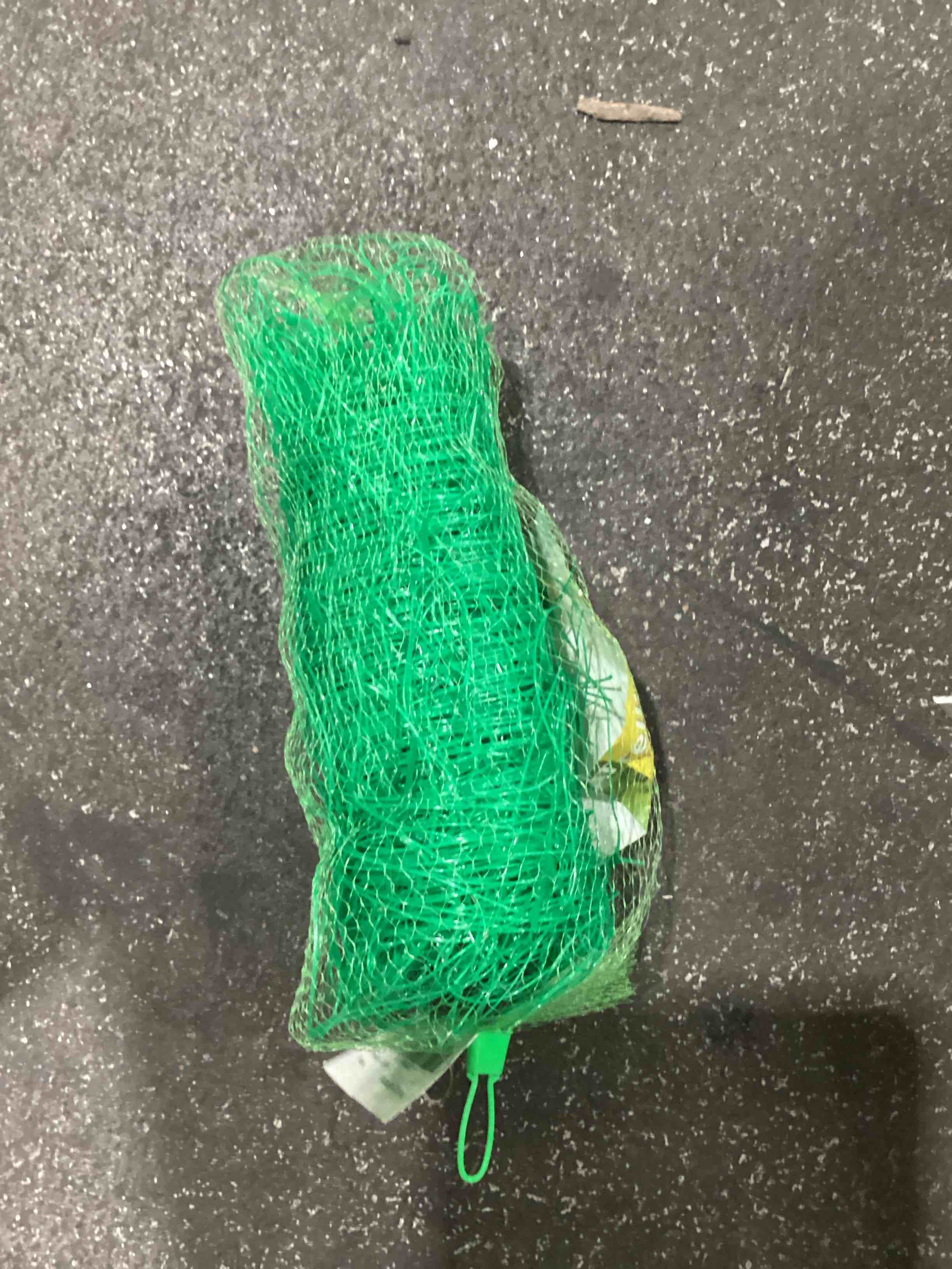 Condition photo showing As Is for de-bird trellis netting for climbing plants - green, compact, 15mm mesh - garden vegetable & flower support, easy install, uv-treated nylon