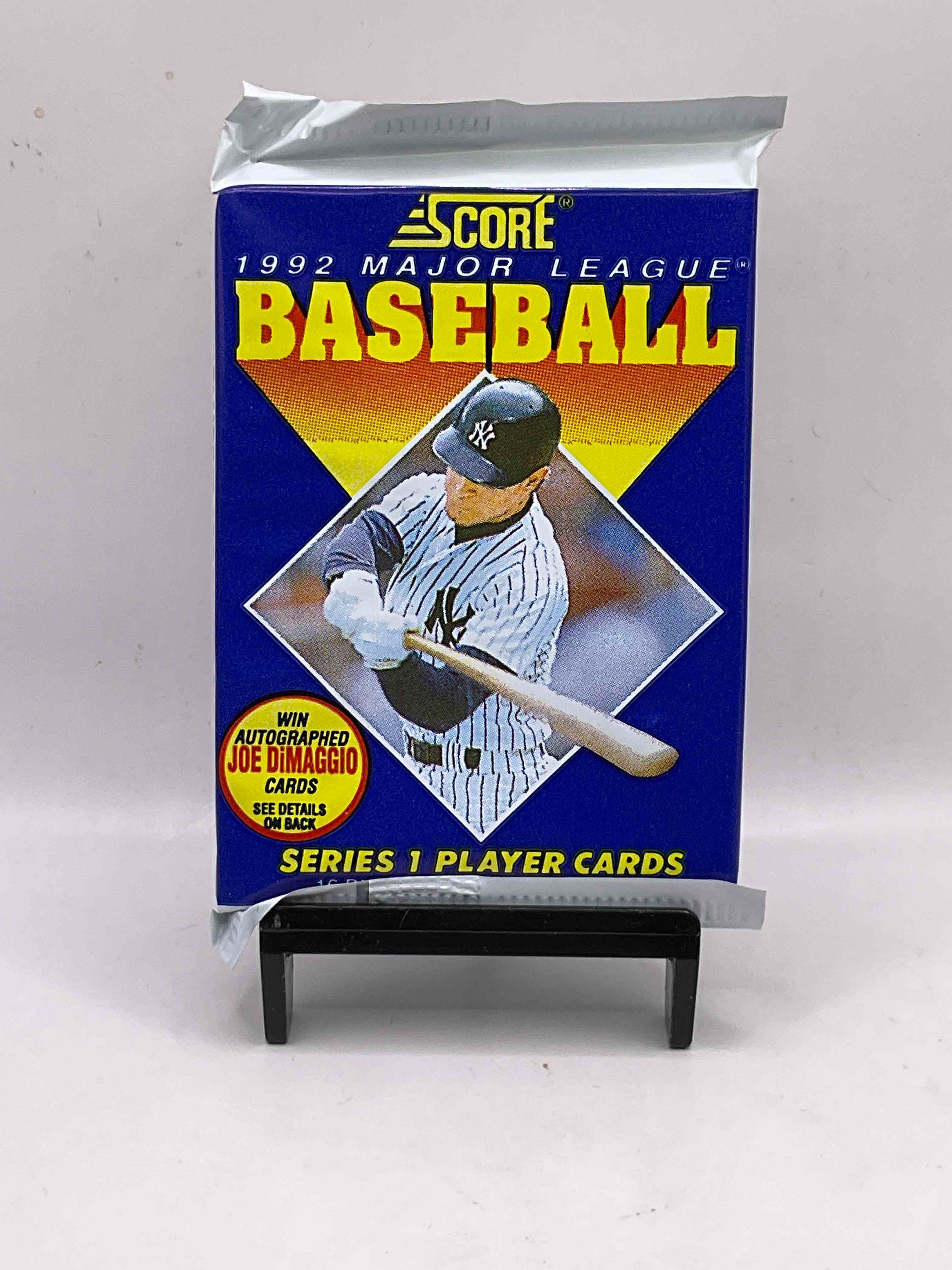 Joe DiMaggio Autograph!? You Could Pull One Of Only 2,495 Autographed Joe DiMaggio Cards From These Packs! What!? 1992 Score Baseball Packs, Search For Insane Cards, Including Limited Quantity Joe DiMaggio Signature Cards!