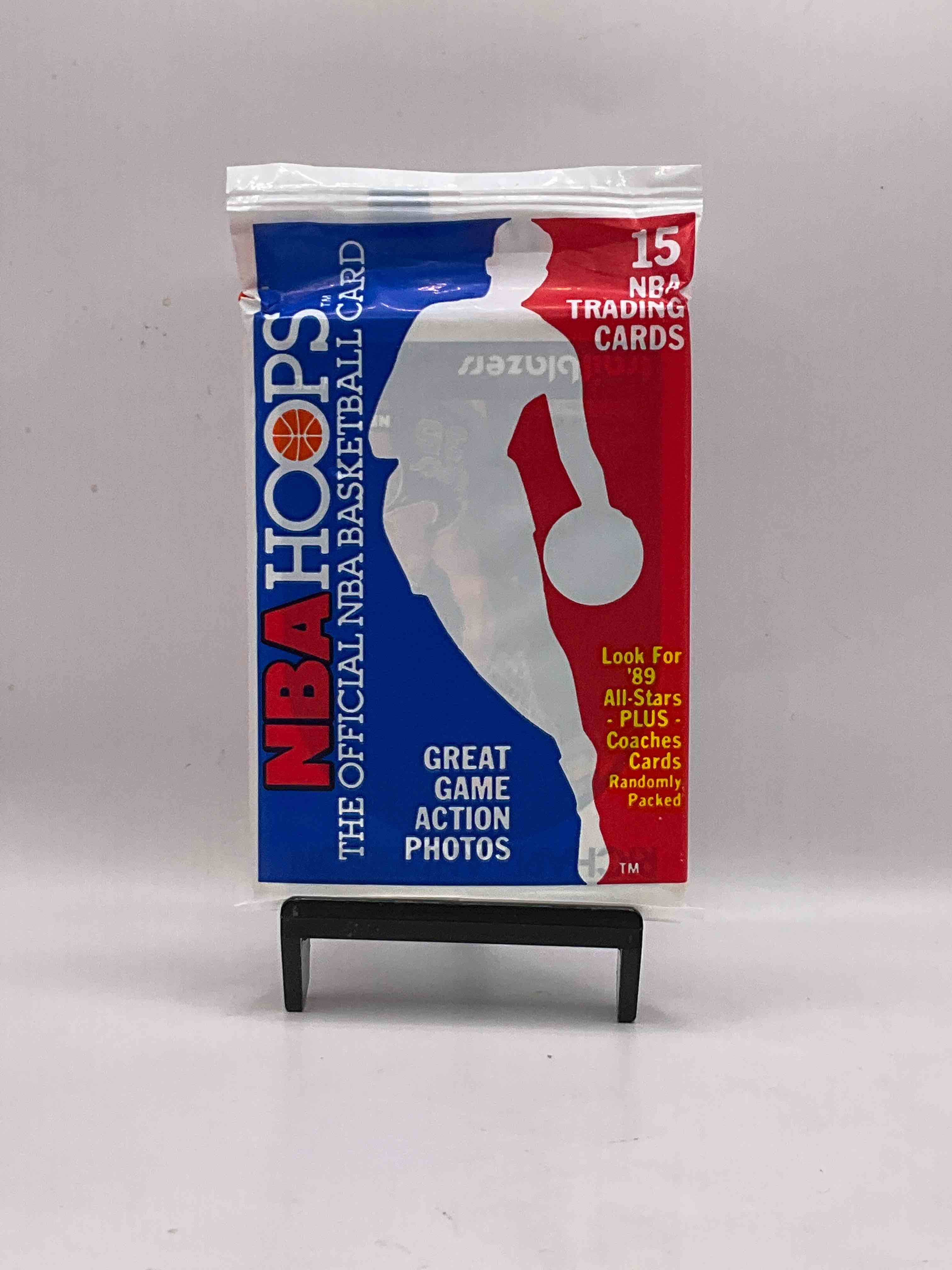 1989 Wow Valuable Michael Jordan? Getting Very Rarel 1989/90 NBA Hoops Sealed Pack, Direct From Original Retail Case! Search For Valuable Michael Jordan #200 (PSA 10 Value Approx $200) & David Robinson's ONLY True Rookie Card #138 (PSA 10 Value $300) This Year Also Has Many Other Iconic Cards From Magic Johnson, Larry Bird & Too Many Others To List 1989 NBA Hoops Has Exploded in The Collector Market As It's The First Year Of NBA Hoops Production, & Only One Of Two Sets Produced in 1989 Don't Miss Out, Getting Very Rare!