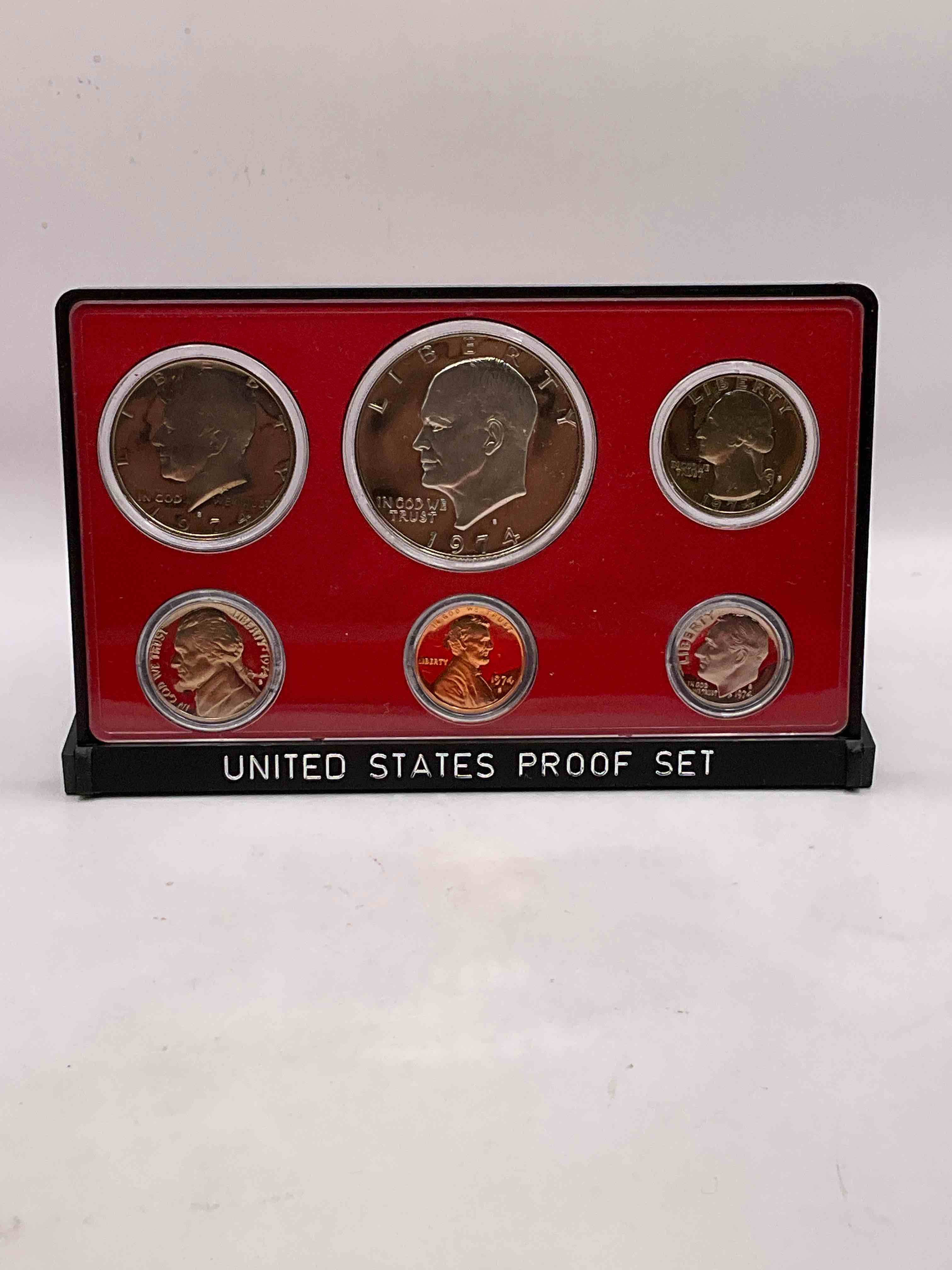 1974 Uncirculated U.S. Mint Set! What A Great Year! This Gorgeous Mint Set Features Each U.S. Coin Minted in 1974 In Uncirculated Condition, Mounted In A Beautiful Display & Case Direct From The U.S. Mint! Own An Awesome Investment & Incredible Piece Of U.S. History! Also Makes For An Awesome Gift!