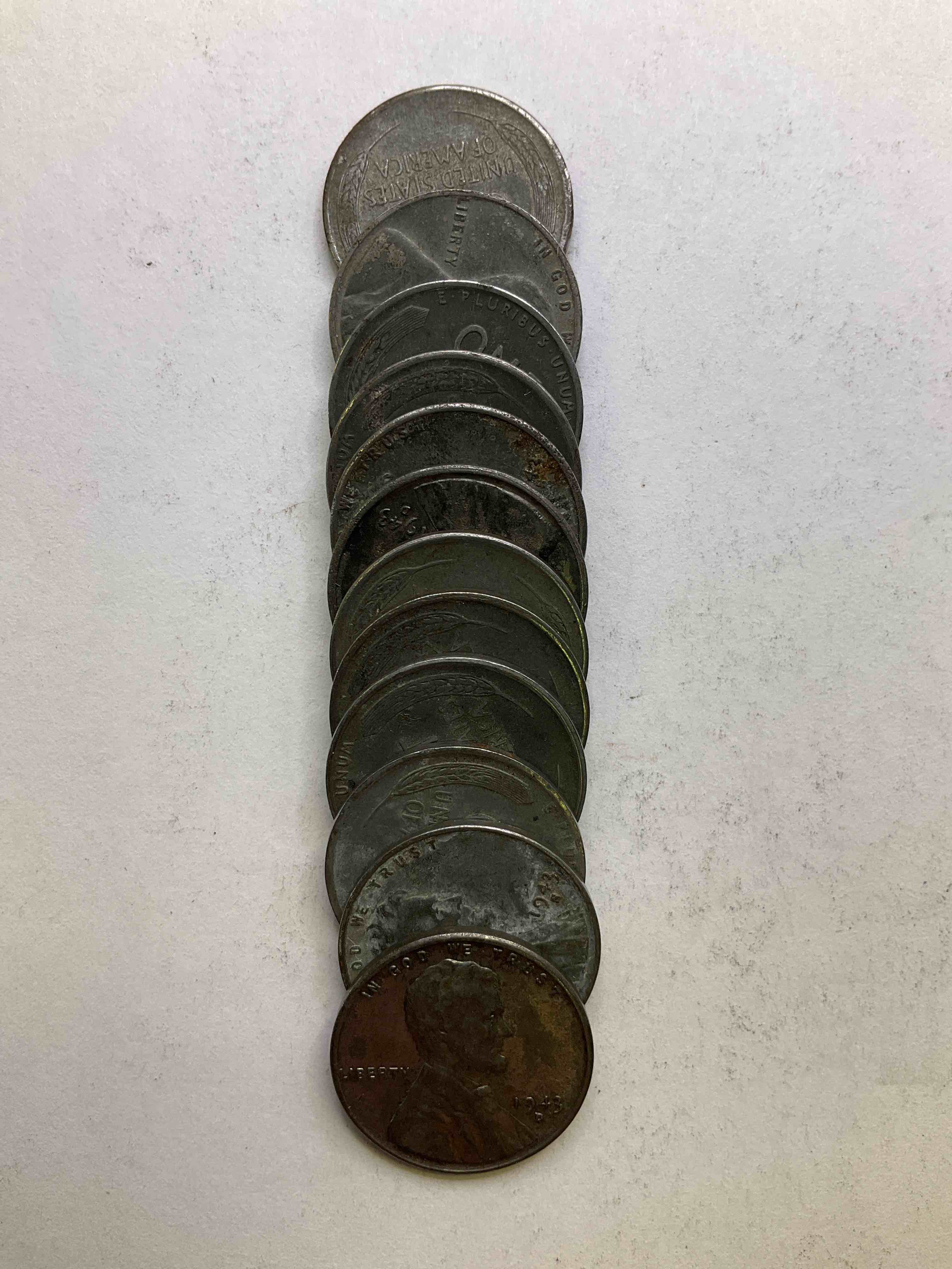 1943 World War II History! Did You Know That In 1943 Copper Was So Valuable For Making Ammunition That The U.S. Treasury Made Pennies Out Of Steel?! 1943 STEEL Pennies Have Become Valuable, Rare Collector Items! Up For Auction Are Rare WWII Steel Pennies Appearing Circulated, Includes The Much Rarer San Francisco & Philly Mint! Own Pieces Of World War lI History That Are An Awesome Investment!
