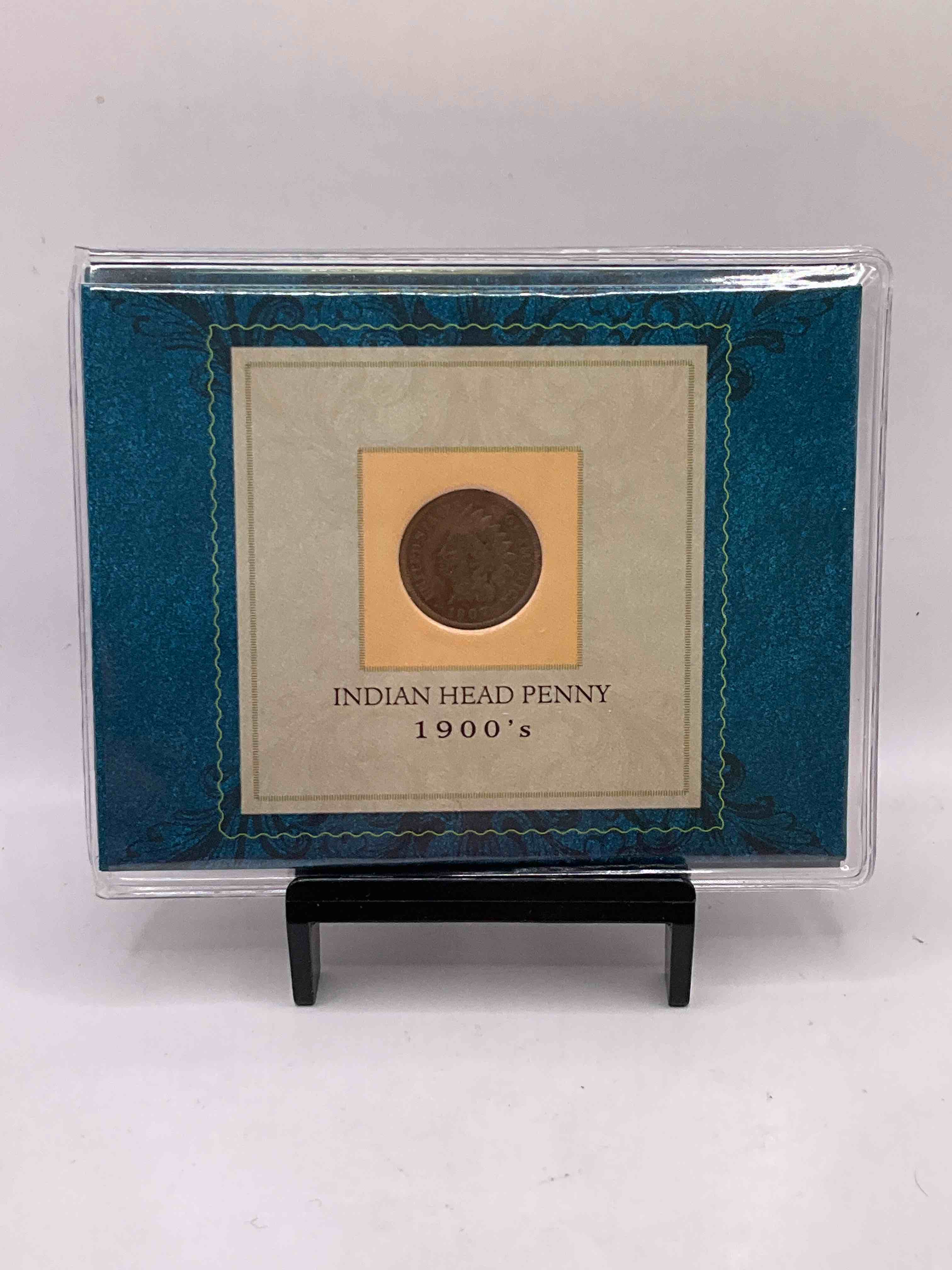 1907 Indian Head Penny Encased In Showcase Booklet! Booklet Showcases The History Of Indian Head Pennies & Highlights A Nice 1907 Penny. Great For History Buffs & Also Makes A Great Gift!