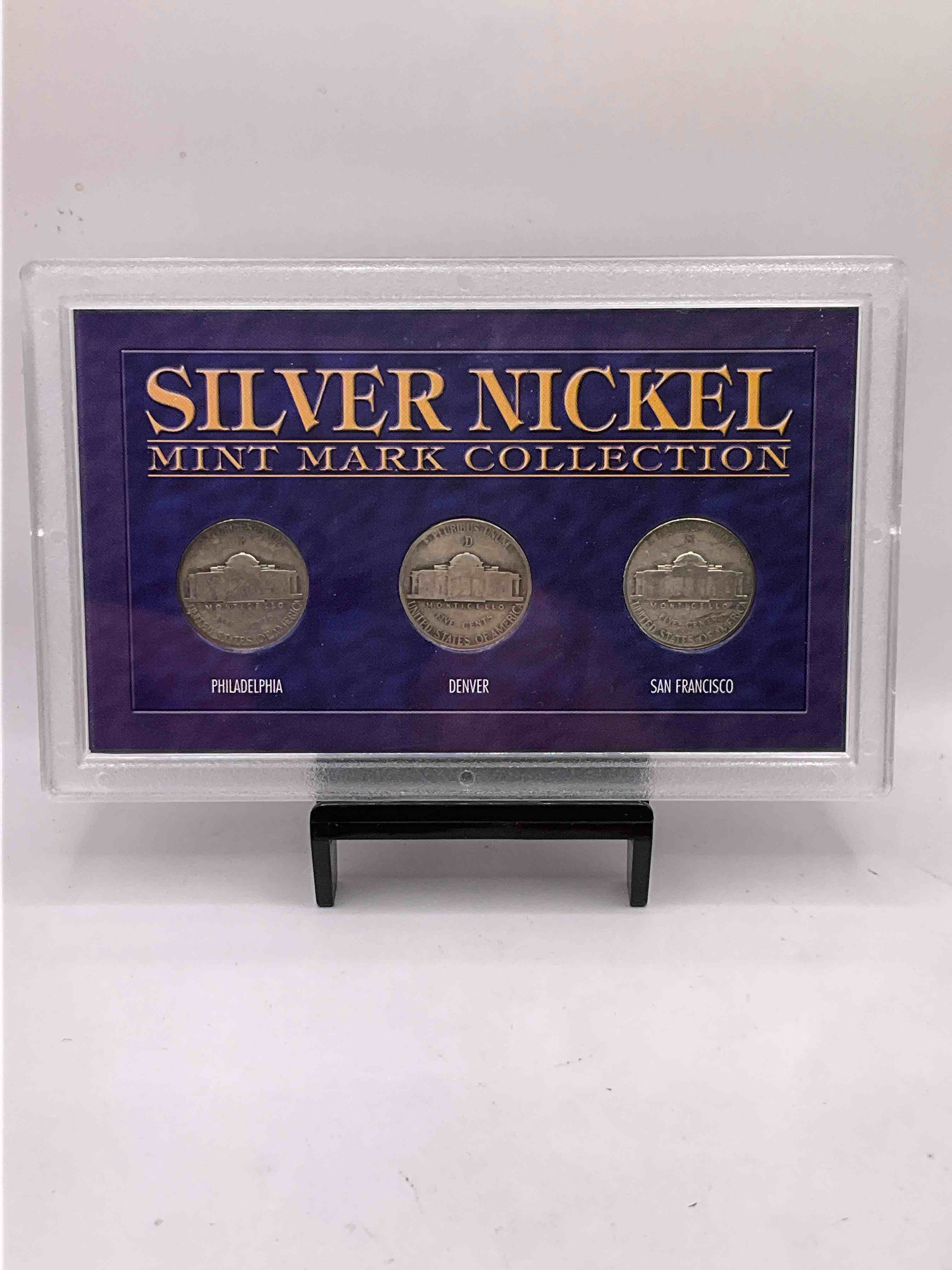 World War II Silver! Did You Know That Nickels Were Actually Made Of Silver During World War II From 1942-45? This Is Because America Needed Nickel To Make Ammunition, So The U.S. Treasury Made Nickels Out Of Partial Silver Instead Of Nickel For These Three Years Only! Own Great Pieces Of Rare World War II Silver From All Three Mint Marks In An Awesome Display Case. Each Nickel Was Minted At 35% Silver, 56% Copper & 9% Manganese. Own Rare Pieces Of Valuable World War II Precious Metal History! Hard To Find!