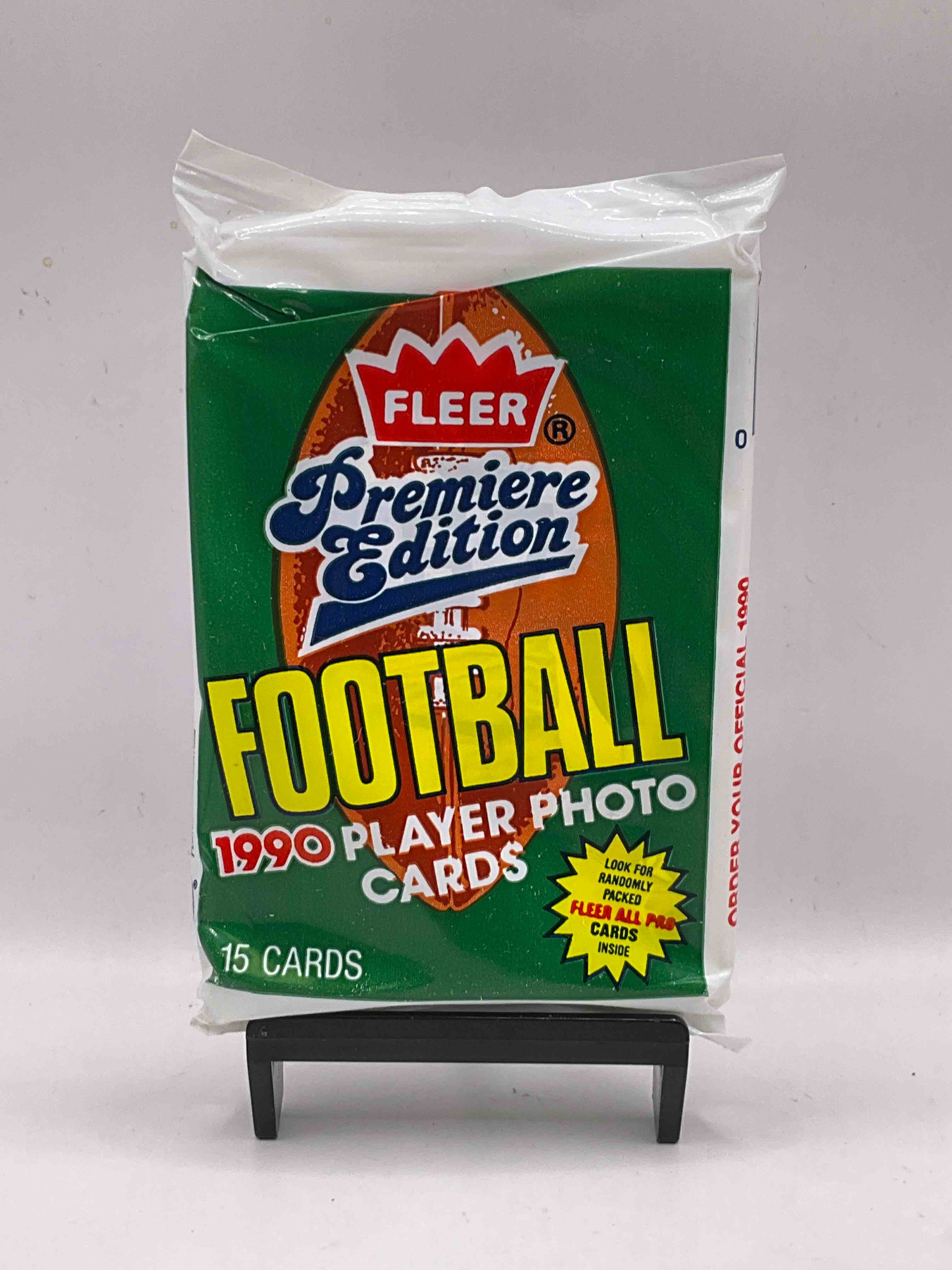 Awesome Premiere Edition Sports Cards! Emmitt Smith Rookie Year! 1990 Fleer Premiere Edition Unopened Packs Direct From Original Box! Search For Emmitt Smith Rookies!