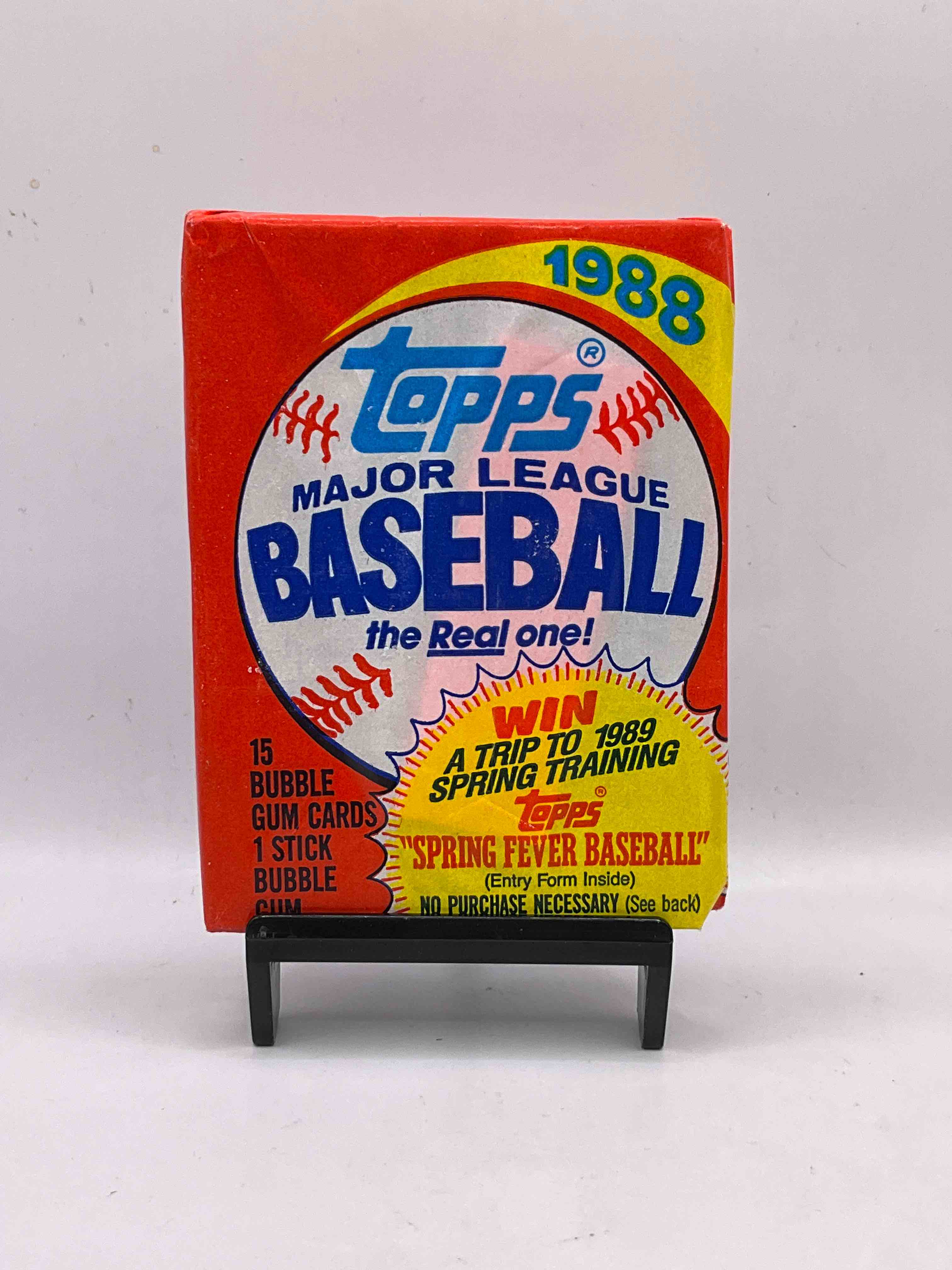 1988 Baseball! Vintage & Hard To Find… 1988 Topps Baseball Unopened Wax Packs! Full Of Collectible Trading Cards! Search For Valuable Don Mattingly & Nolan Ryan Cards!