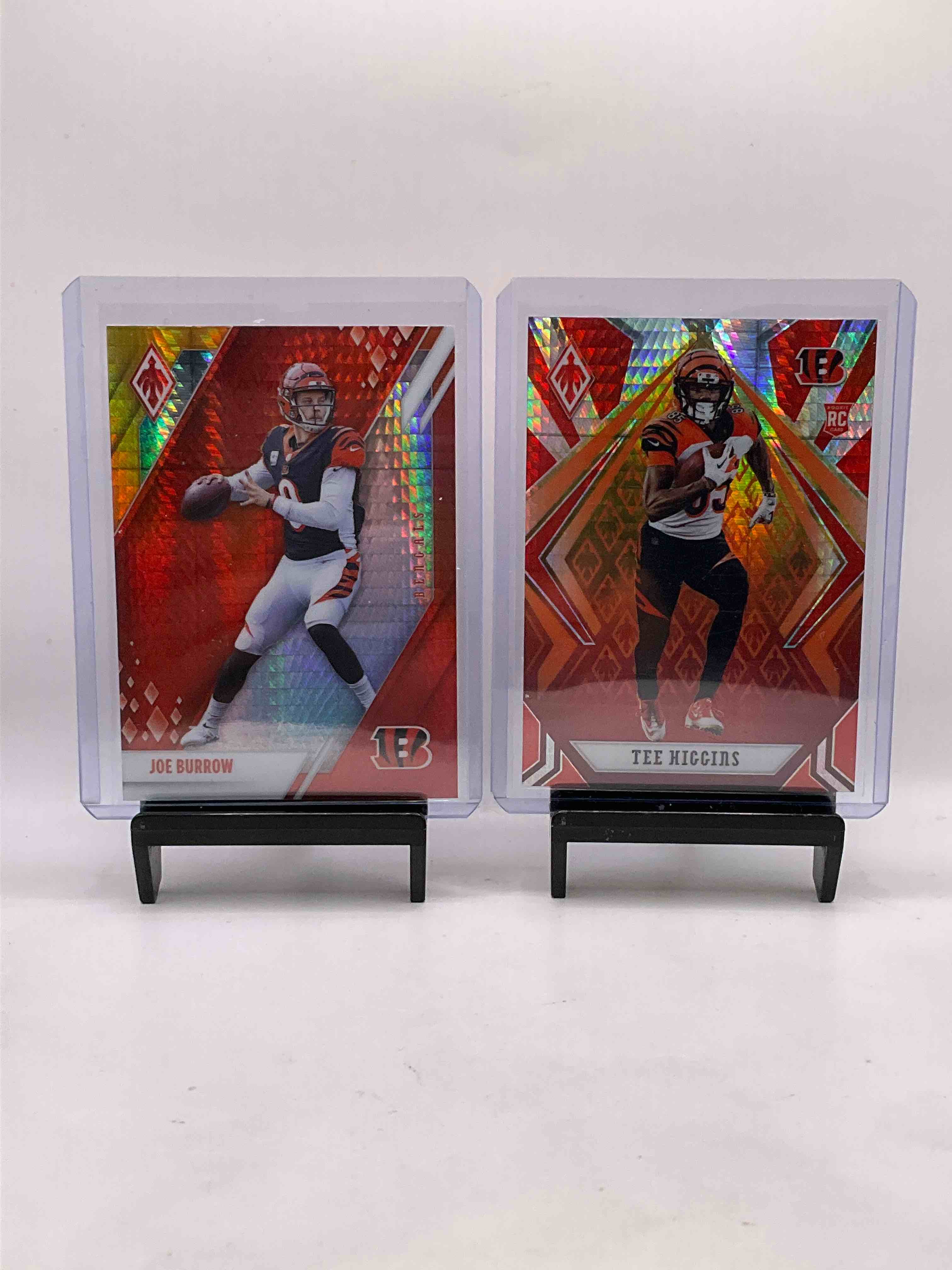 Red Hot Phoenix! Joe Burrow & Tee Higgins Phoenix Duo! Higgins Rookie! 50 Card Bengal Extravaganza! Chase, Burrow, Higgins & More! Vintage & New! 