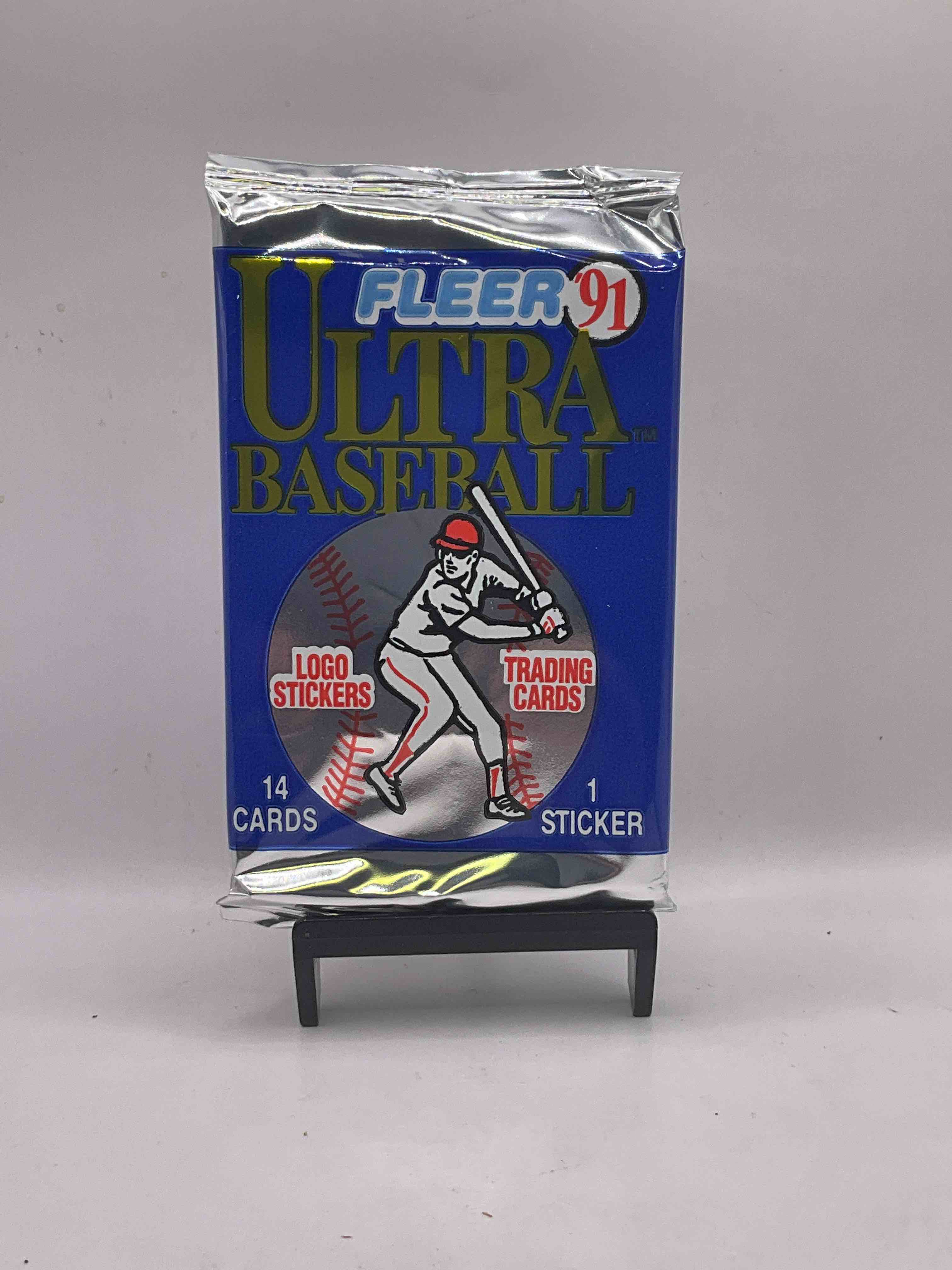 1991 Fleer Ultra Baseball Sealed Card Pack, Direct From Original Retail Case! Hard To Find & Loaded With Great Cards! Search For Ken Griffey Jr. #336 (PSA 10 Value $200), Frank Thomas, Don Mattingly, Bo Jackson & So Much More!