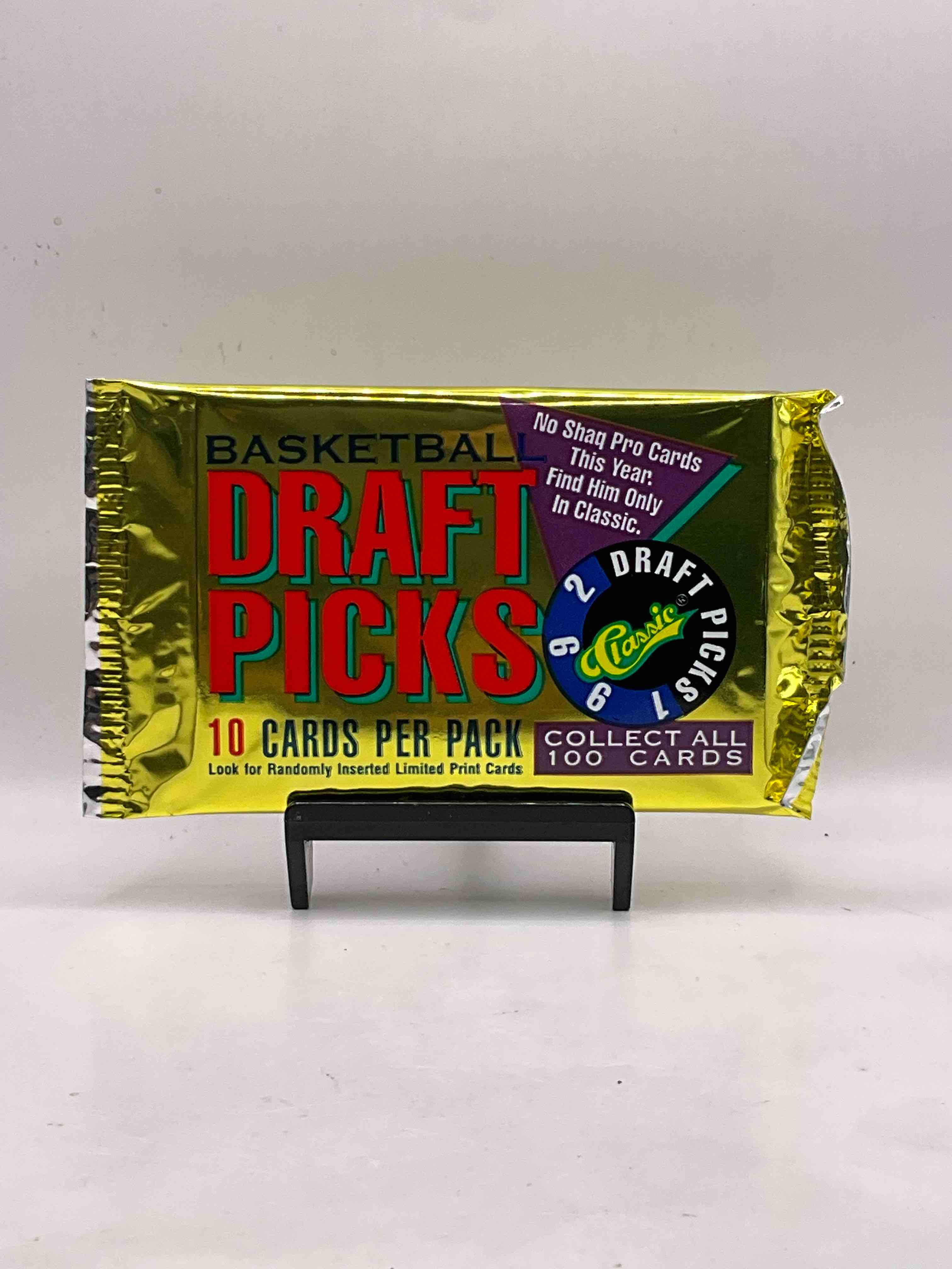 SHAQ!? 1992 Rarity! 1992 Classic Draft Picks Basketball Sealed Card Pack, Direct From Sealed Original Retail Case! This Is The Place To Search For Some Of The Earliest Shaquille O'Neal Cards! Also Search For Randomly Inserted Limited Edition Cards! You May Never See This Again, Super Rare!