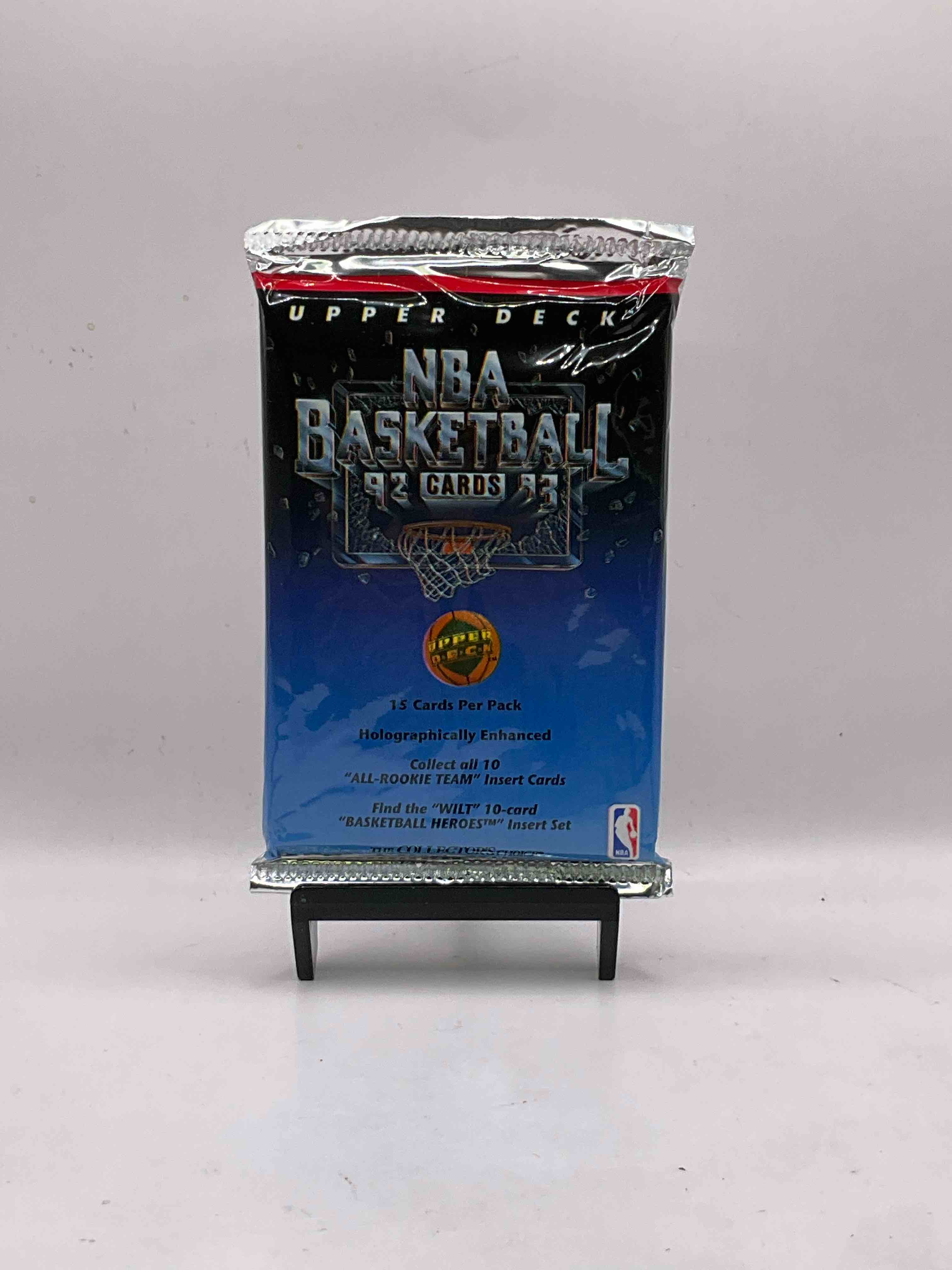 Out Of This World Insane! 1992-93 Upper Deck Collectors Choice 15 Card Packs! Shaq Rookie Year! Valuable Michael Jordan Cards & More! Holographically Enhanced Cards, Try To Collect All 10 All-Rookie Team Insert Cards, “Find The Wilt” & More! These Are Highest-End Basketball Card Packs, Search For Shaq Rookie, Valuable Michael JordanCards & More!
