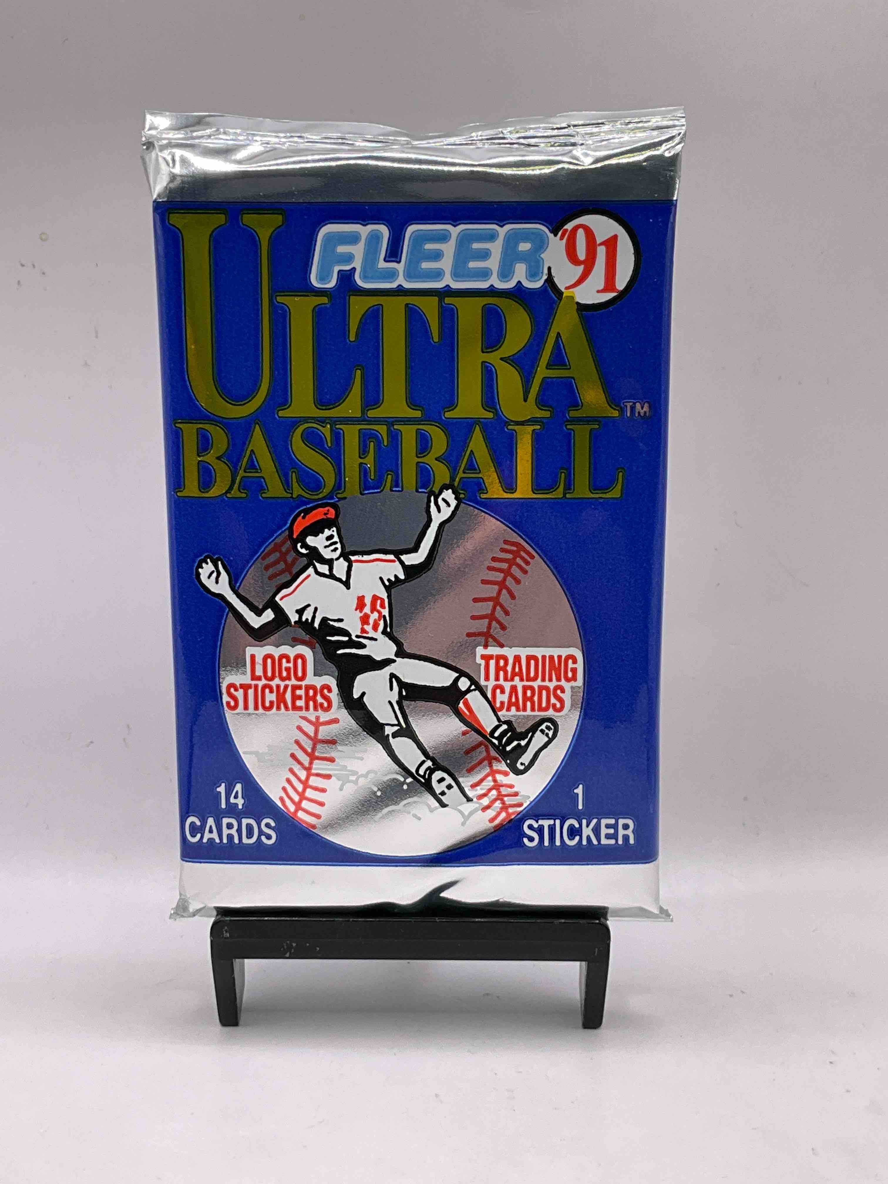 1991 Fleer Ultra Baseball Sealed Card Pack, Direct From Original Retail Case! Hard To Find & Loaded With Great Cards! Search For Ken Griffey Jr. #336 (PSA 10 Value $200), Frank Thomas, Don Mattingly, Bo Jackson & So Much More!