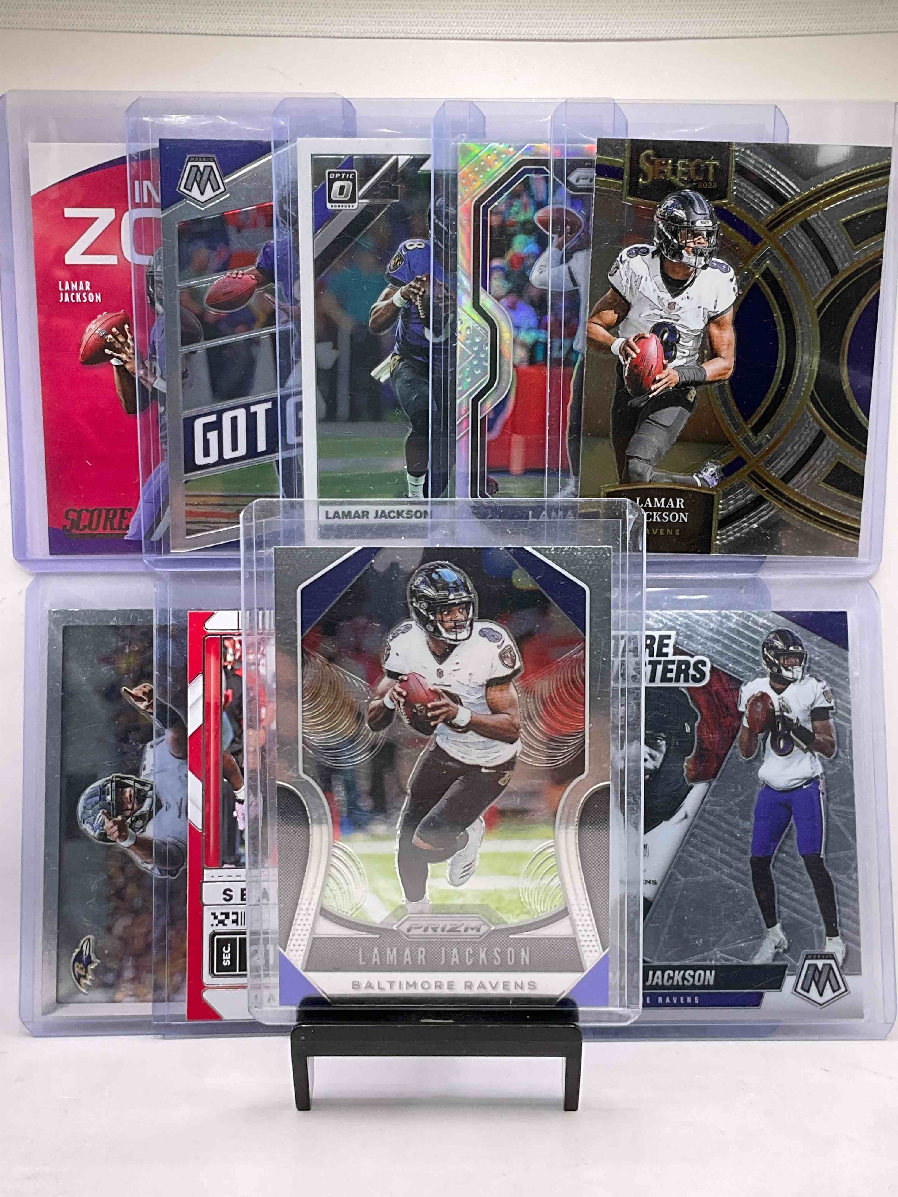 Lamar Jackson! Louisville Legend! Silver Prizm, 2019 Prizm, Optic, MVP Contenders, Select, Mosaics & So Many More! Insane Lamar Bundle! Wow!