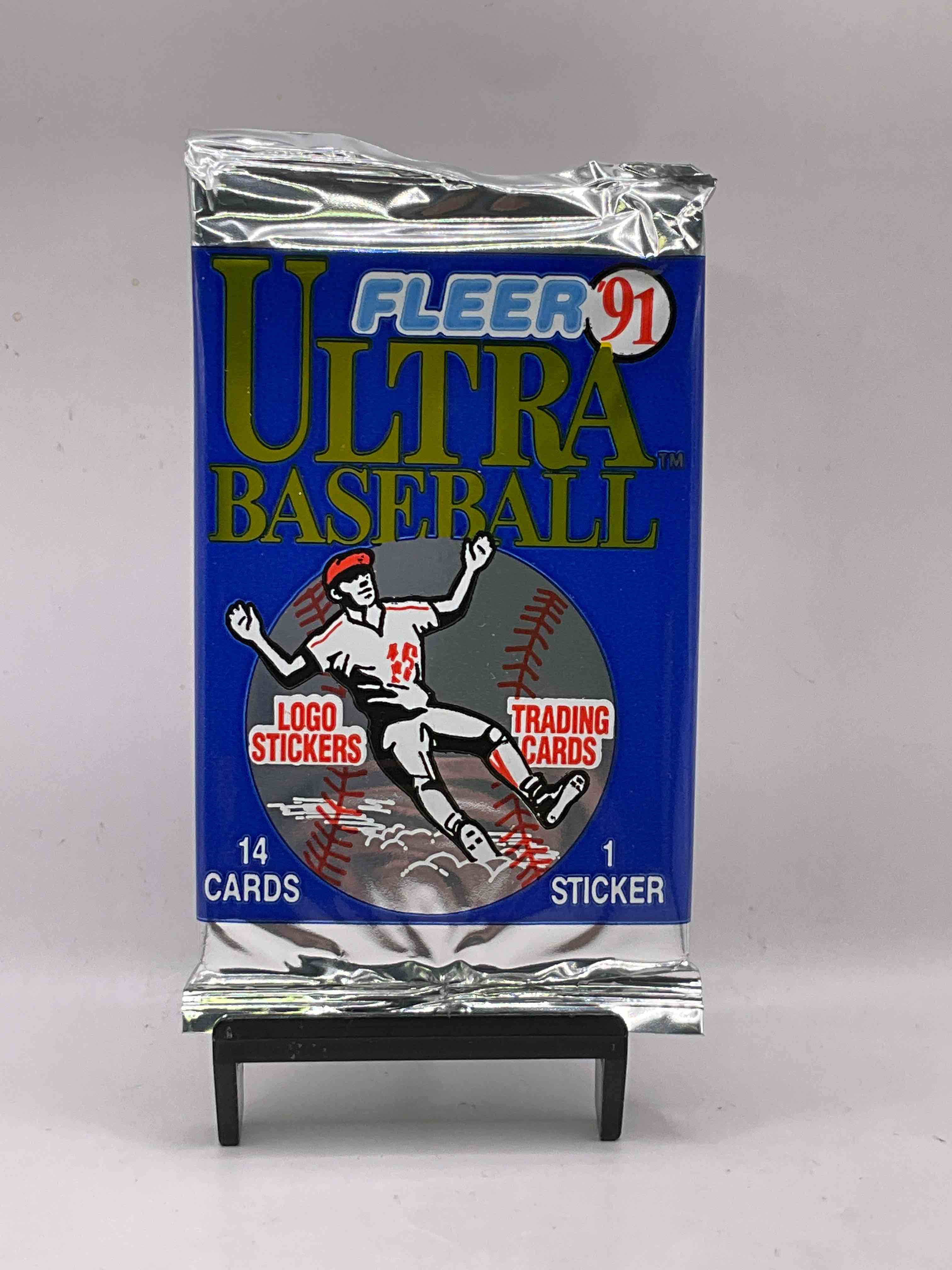 1991 Fleer Ultra Baseball Sealed Card Pack, Direct From Original Retail Case! Hard To Find & Loaded With Great Cards! Search For Ken Griffey Jr. #336 (PSA 10 Value $200), Frank Thomas, Don Mattingly, Bo Jackson & So Much More!