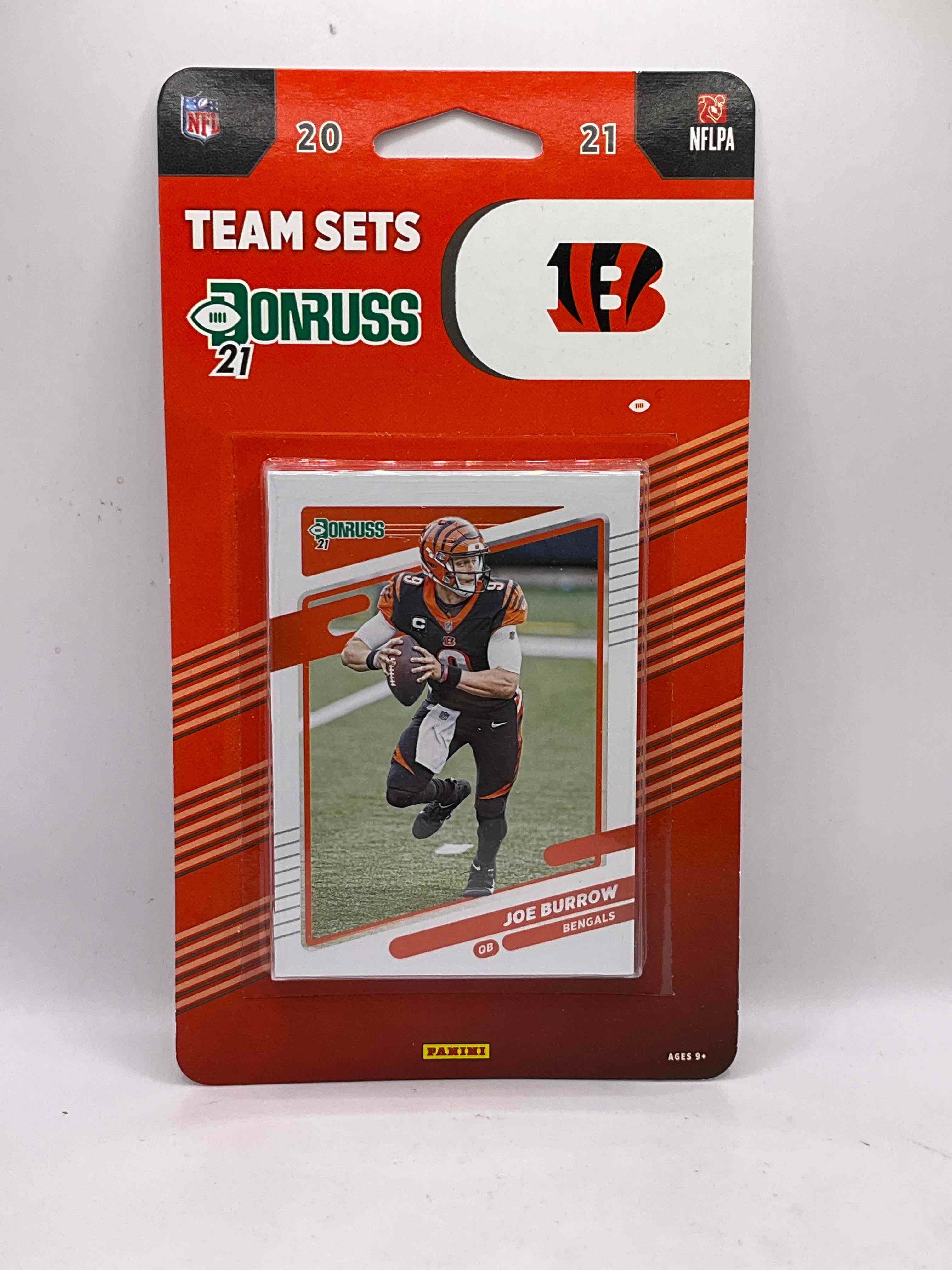 Bengals Team Set! 2021 Donruss Bengals Team Set! Chase Rookie! Hendrickson, Burrow, Mixon, Higgins, Boyd, Johnson, Bates, Chase, Evans, Ossai! Wow!