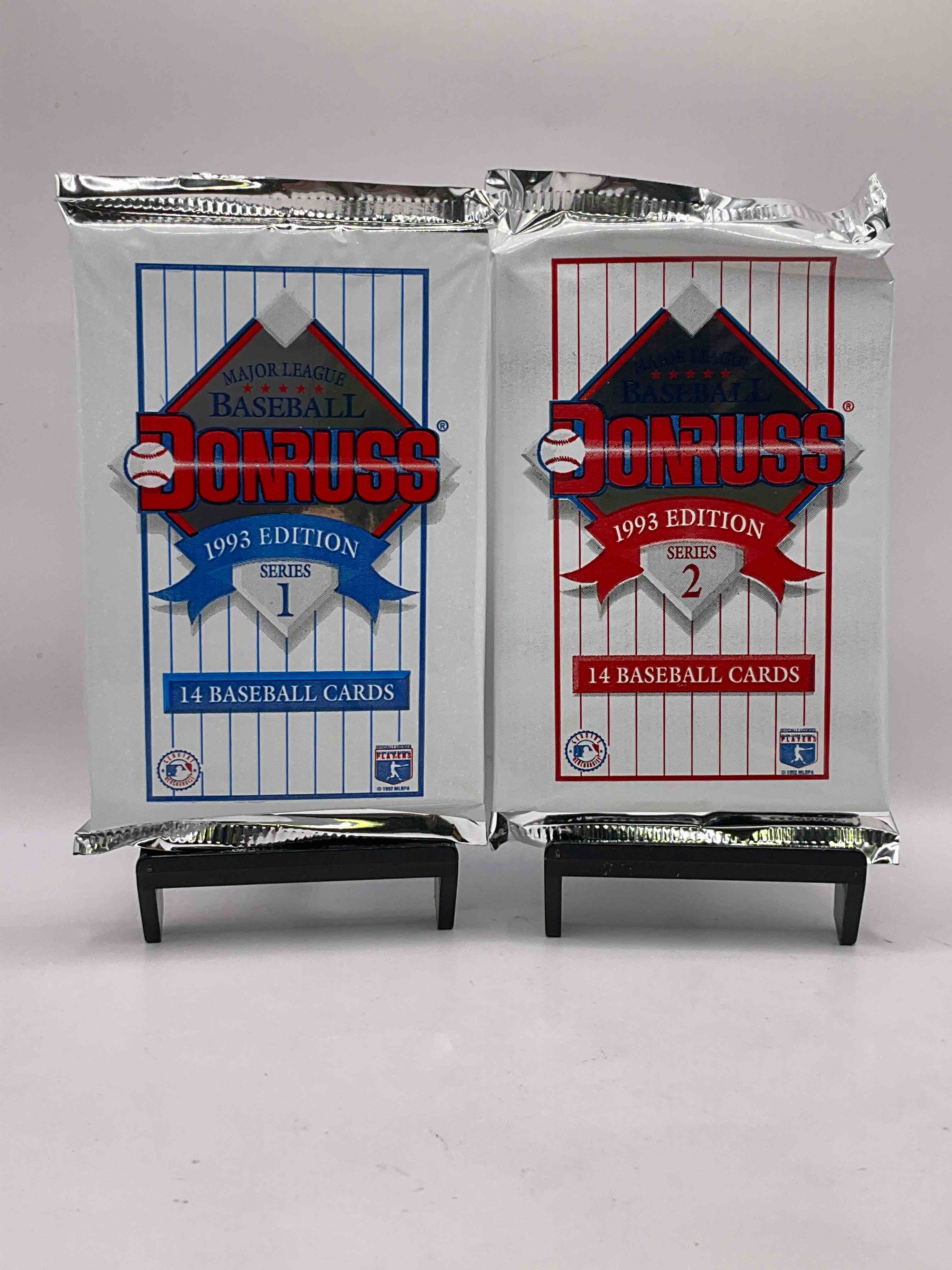 Great Year! 1993 Donruss Baseball Unopened Baseball Card Packs, Direct From Original Sealed Retail Case! Search For Valuable Rated Rookie Cards From Chipper Jones (PSA 10 $150+) & Mike Piazza, Early Ken Griffey Jr. & So Much More!