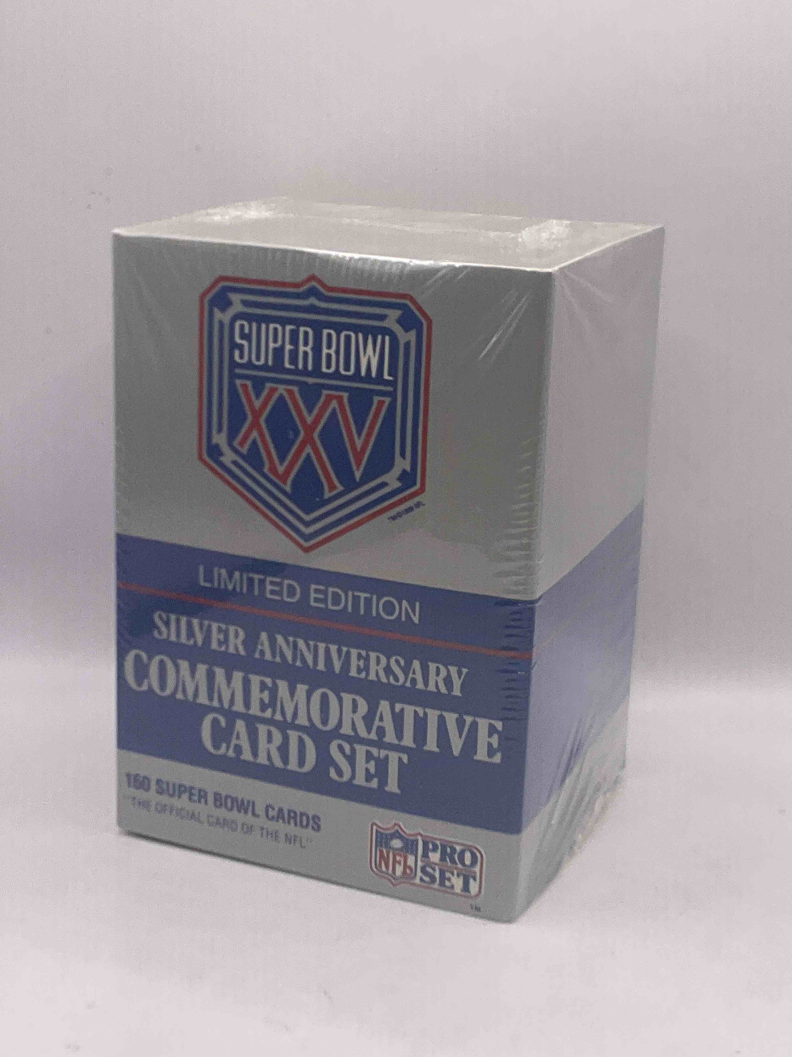 Limited Edition Super Bowl XXV Commemorative Card Set! 160 Super Bowl Cards! Awesome Unopened Box!