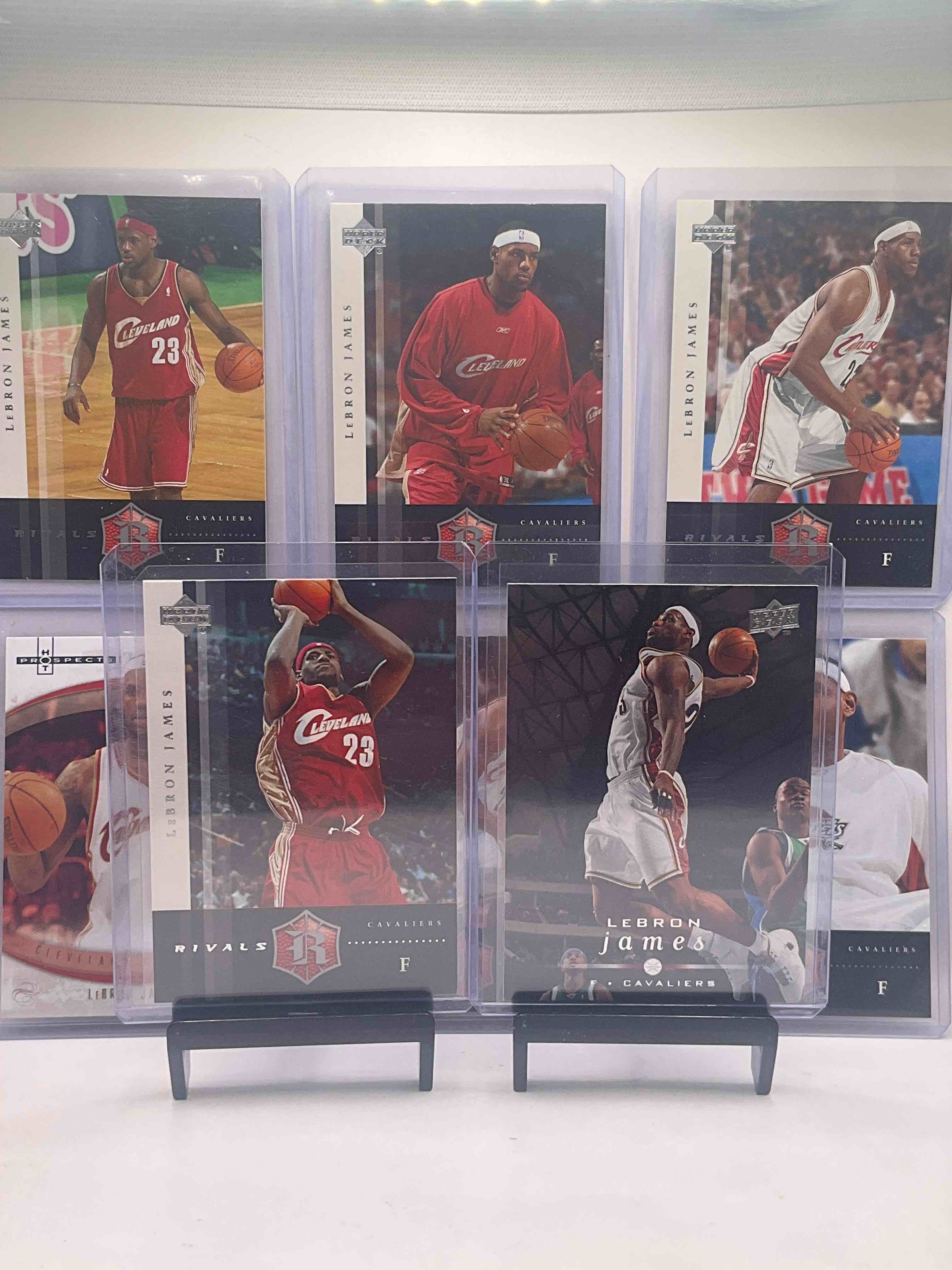 LeBron James Rivals Matching Card Set! Insane Upper Deck LeBron James Cards! Rivals!