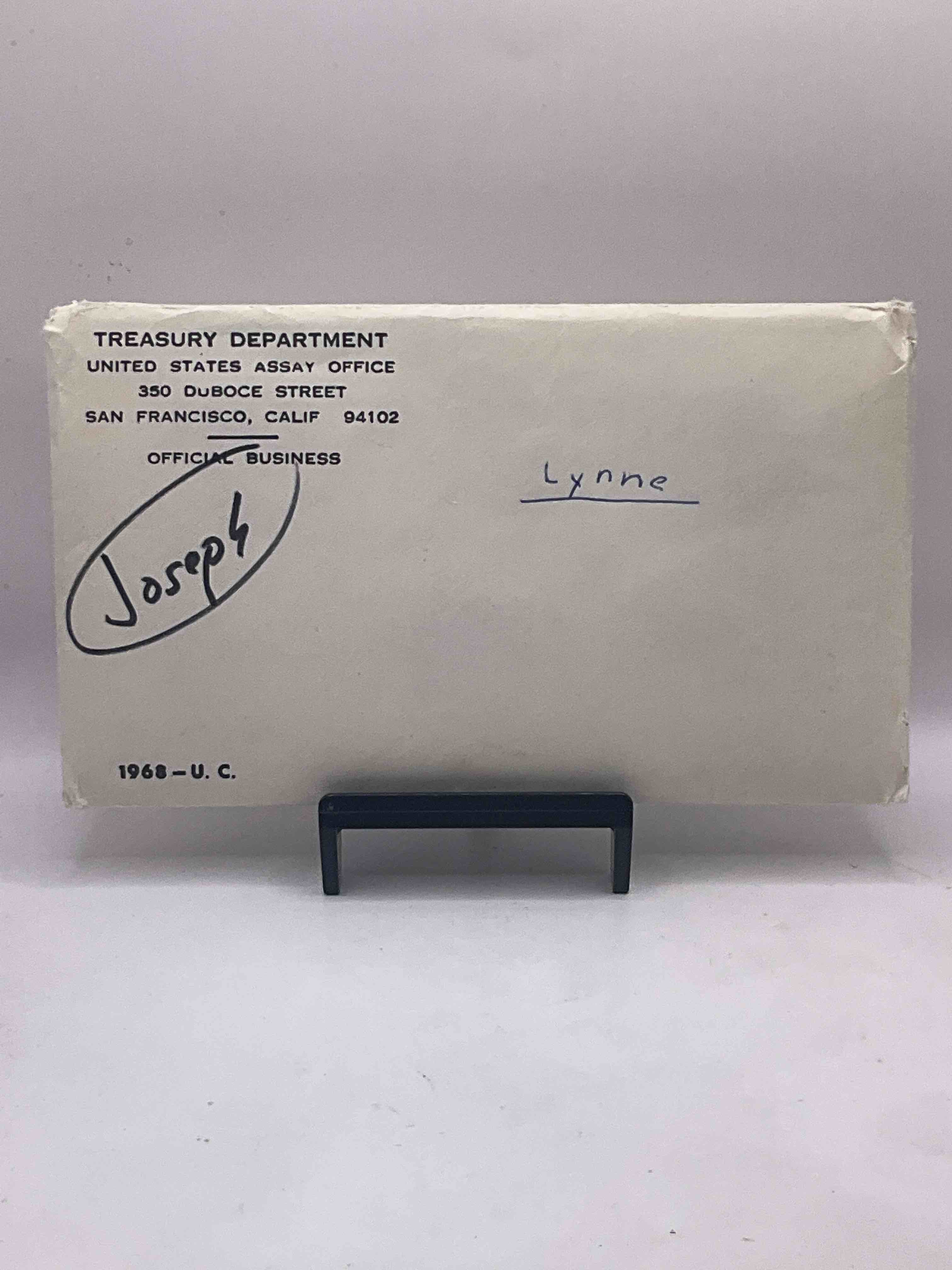 1968 History! 1968 Uncirculated U.S. Mint Set Direct From U.S. Mint & Still In The Original Envelope (Envelope Has Writing On It)! Set Includes Coins Minted From Denver, Philly & San Francisco! Own An Awesome Investment & Incredible Piece Of U.S. History! Also Makes For An Awesome Gift!