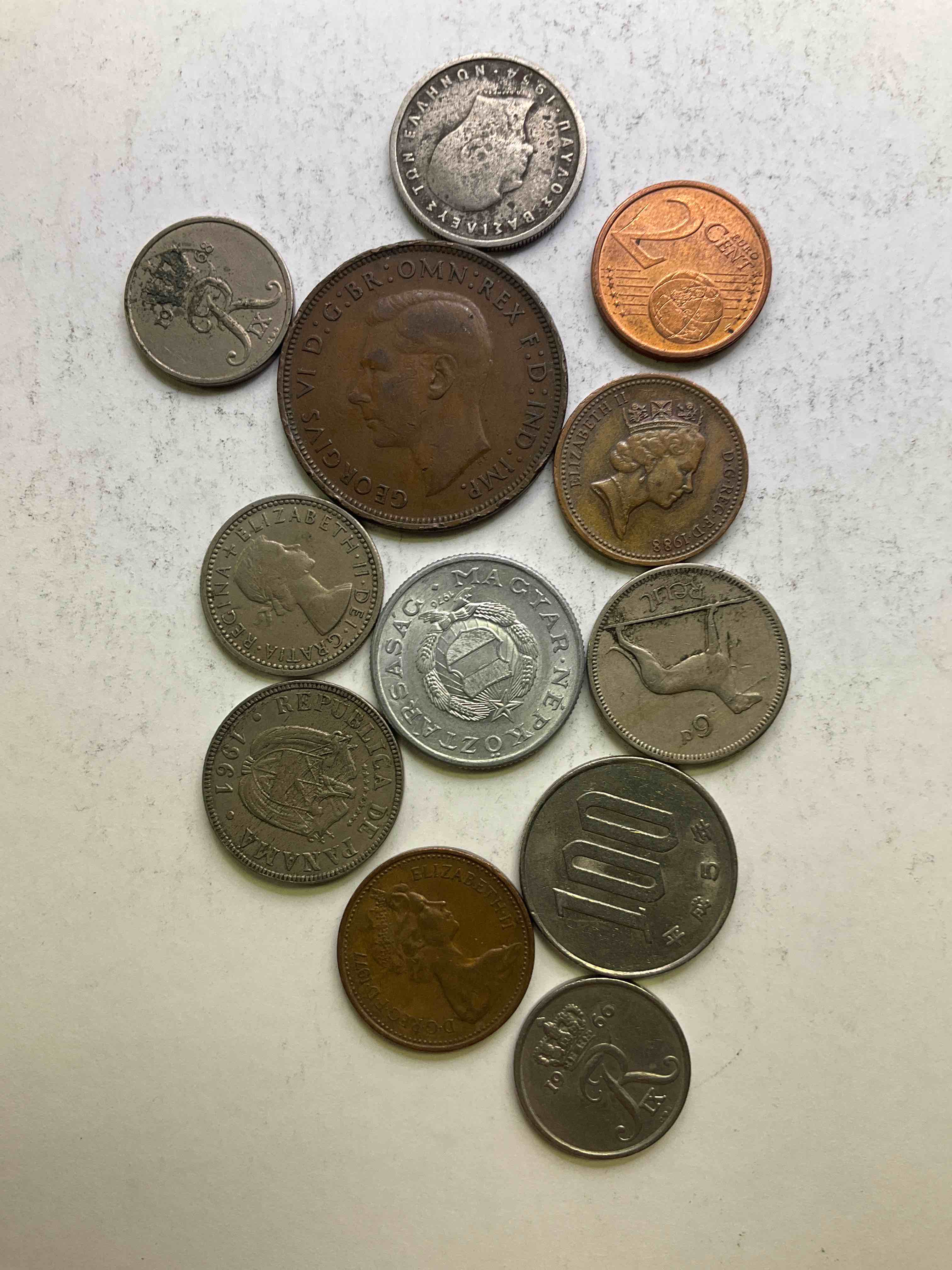 World Coins, Antique & Vintage! Many Different Years, Countries & Exotic Places. This Cool Collection Of Antique Coins From Around The World Is Loads Of Fun! Have Fun Identifying Each Coin & Country As A great Educational Tool! A Great Investment Too!