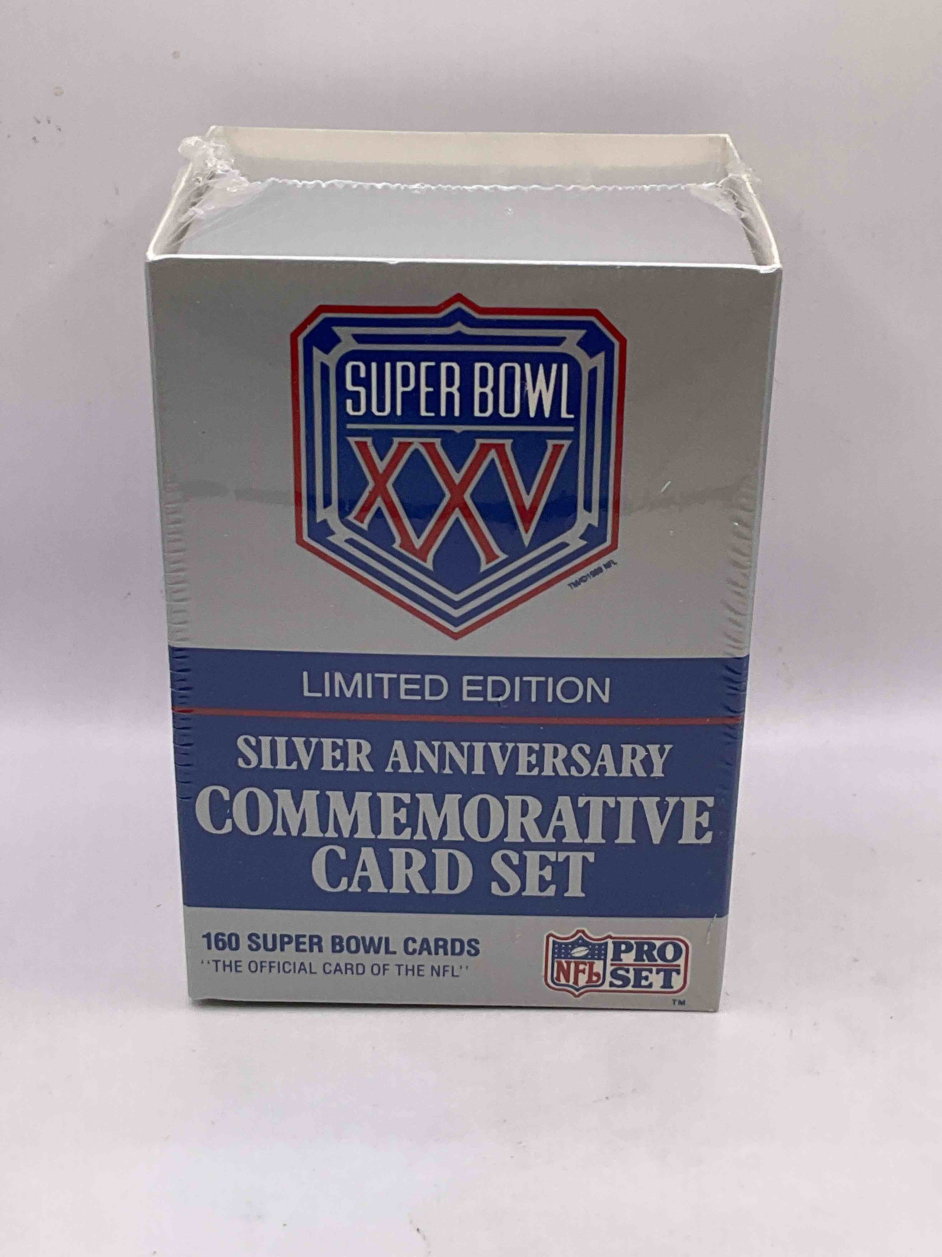 Limited Edition Super Bowl XXV Commemorative Card Set! 160 Super Bowl Cards!