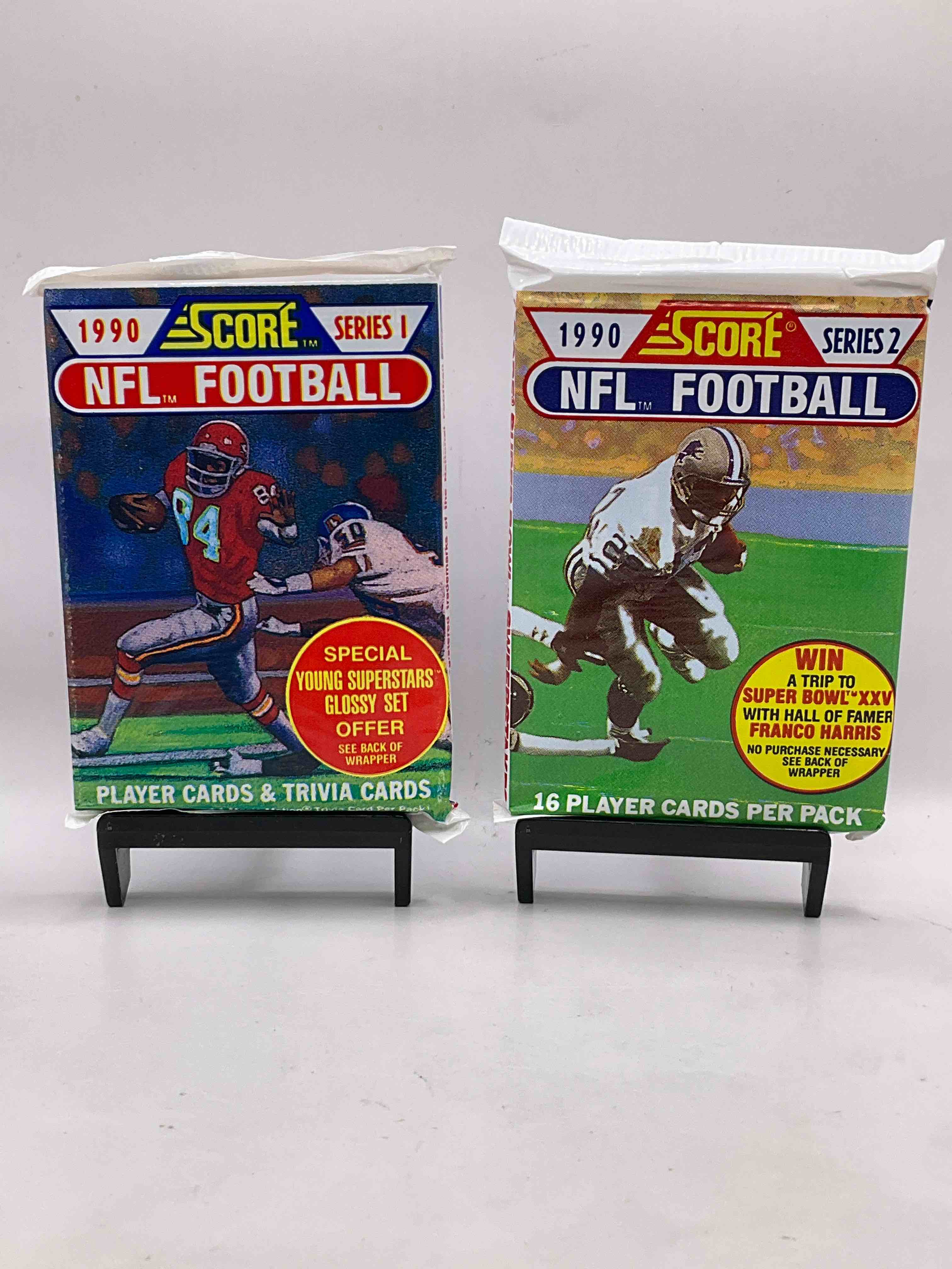 Emmitt Smith Rookie Year! 1990 Score Football Unopened Collectible Sports Card Packs! Direct From Original Box! Look For Valuable Emmitt Smith Rookie Cards!
