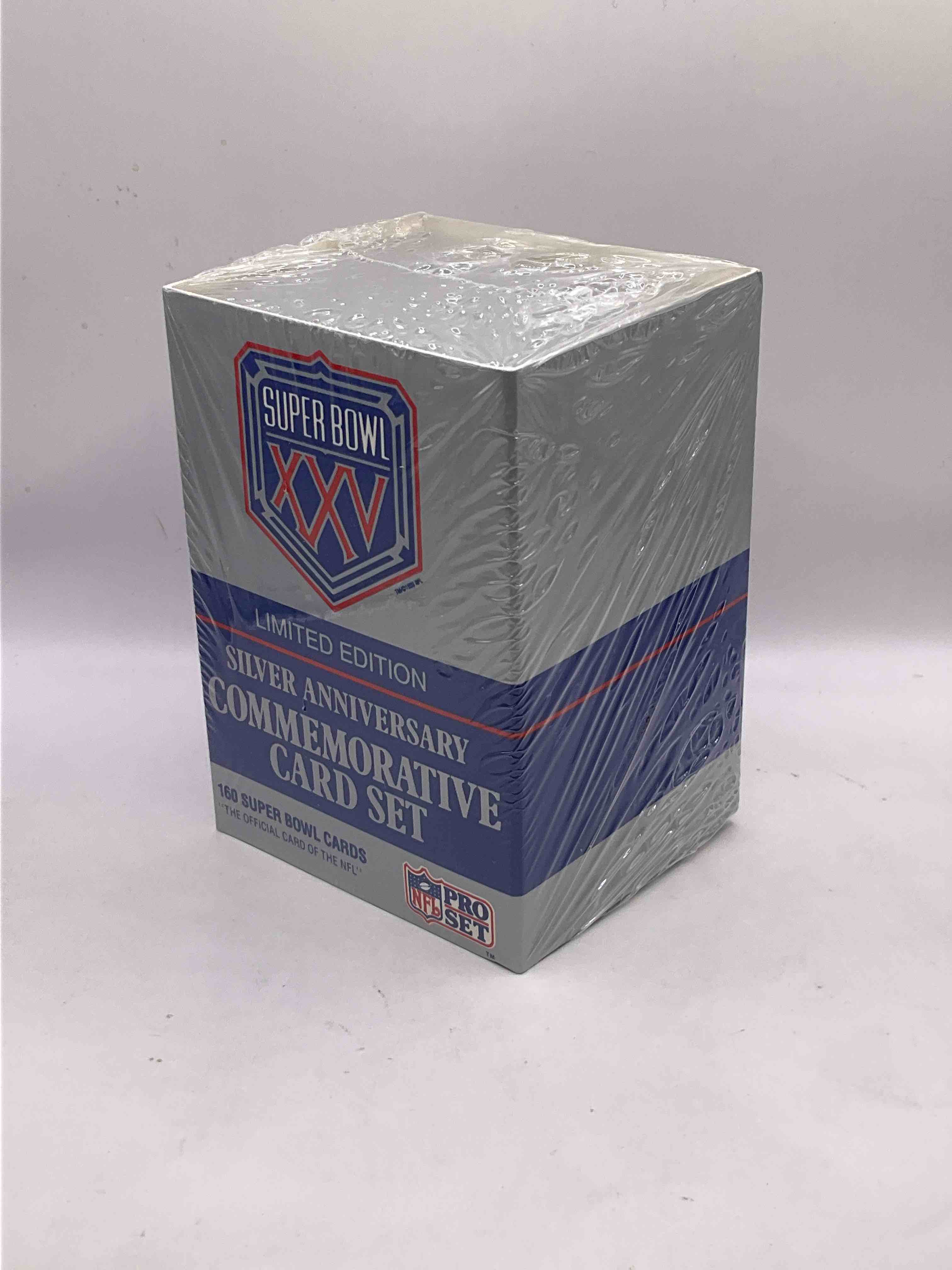 Super Bowl XXV Silver Anniversary Commemorative Card Set! 160 Super Bowl Cards!