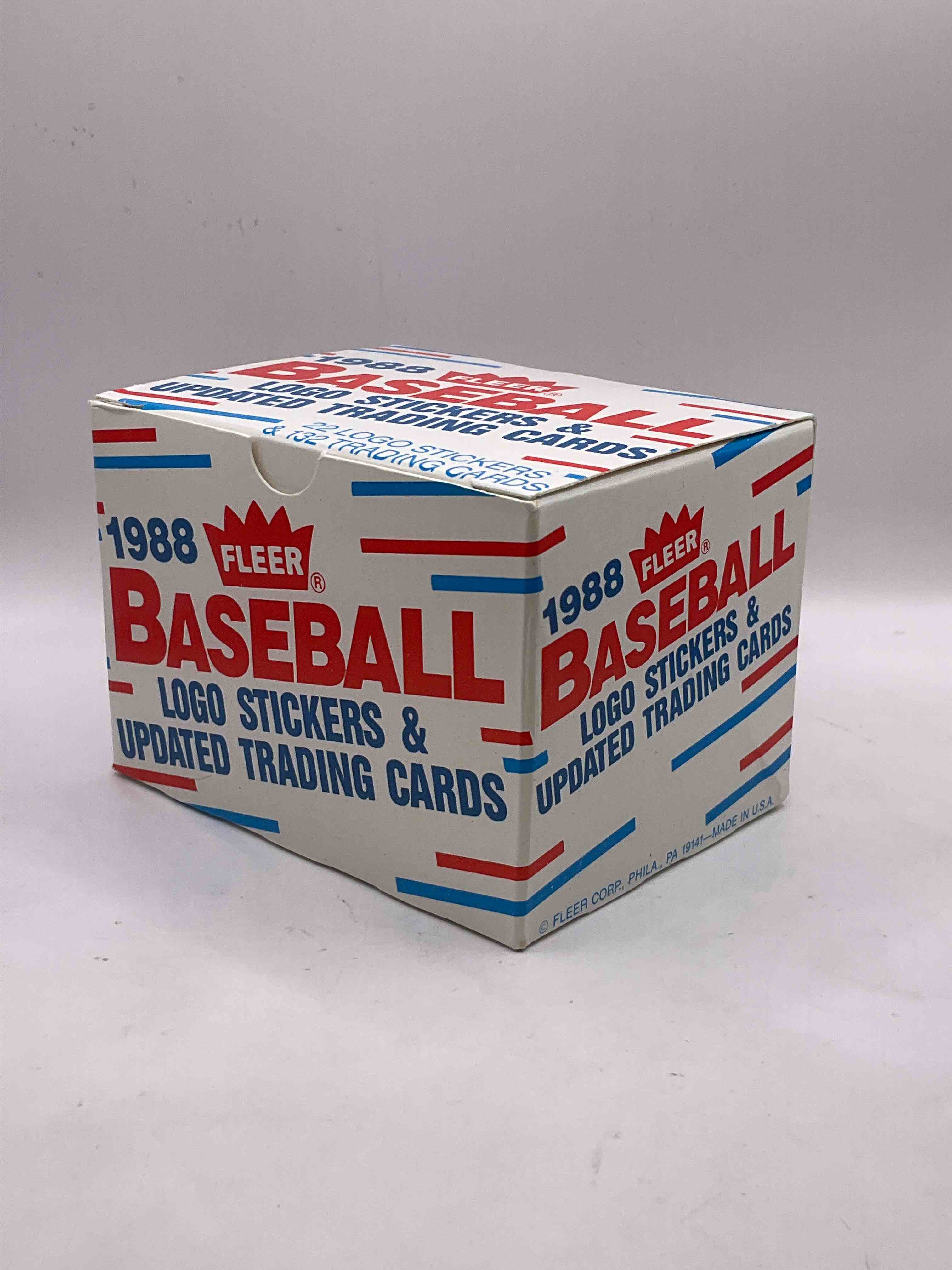 1988 Fleer Baseball Traded Box! 132 Trading Card Extravaganza! Search For All Stars & Hall Of Famers, Bo Jackson, Don Mattingly, Nolan Ryan & More! Unopened Traded Box!