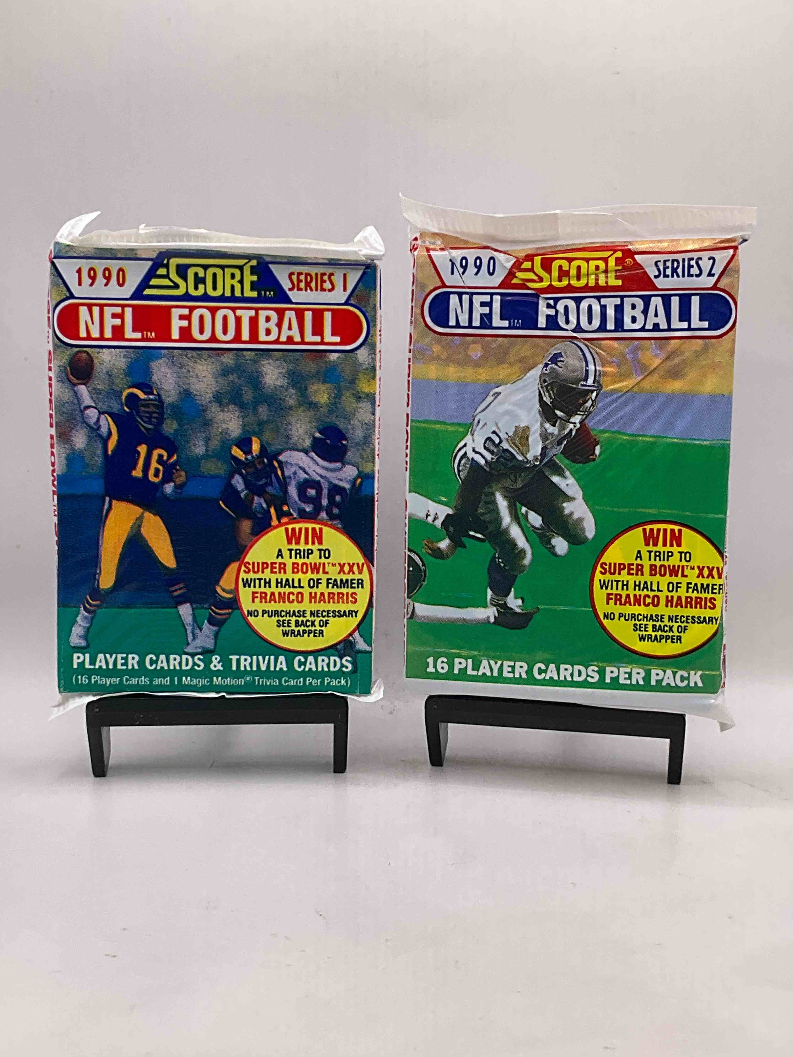 Emmitt Smith Rookie Year! 1990 Score Football Unopened Collectible Sports Card Packs! Direct From Original Box! Look For Valuable Emmitt Smith Rookie Cards!