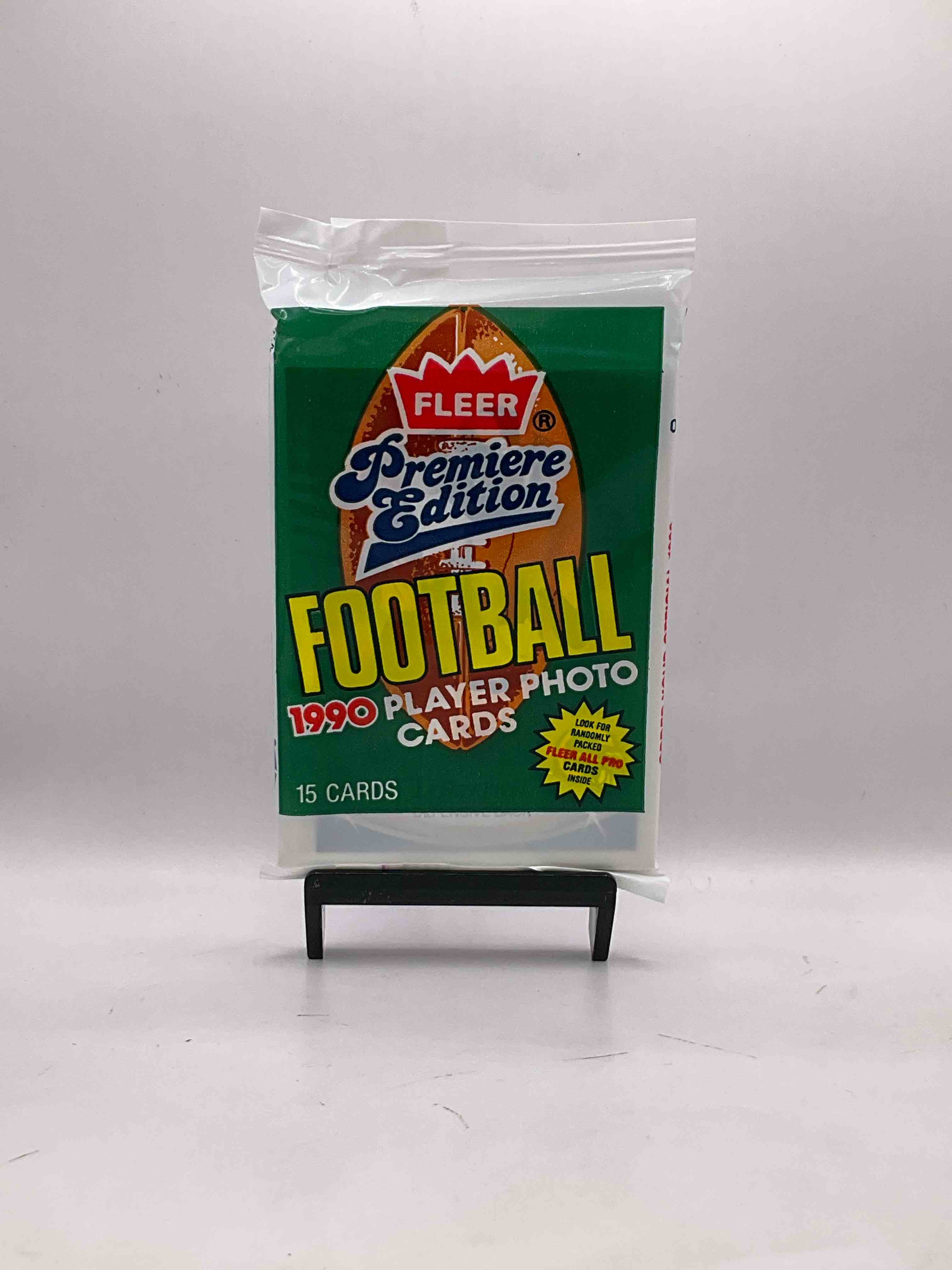 Awesome Premiere Edition Sports Cards! Emmitt Smith Rookie Year! 1990 Fleer Premiere Edition Unopened Packs Direct From Original Box! Search For Emmitt Smith Rookies!