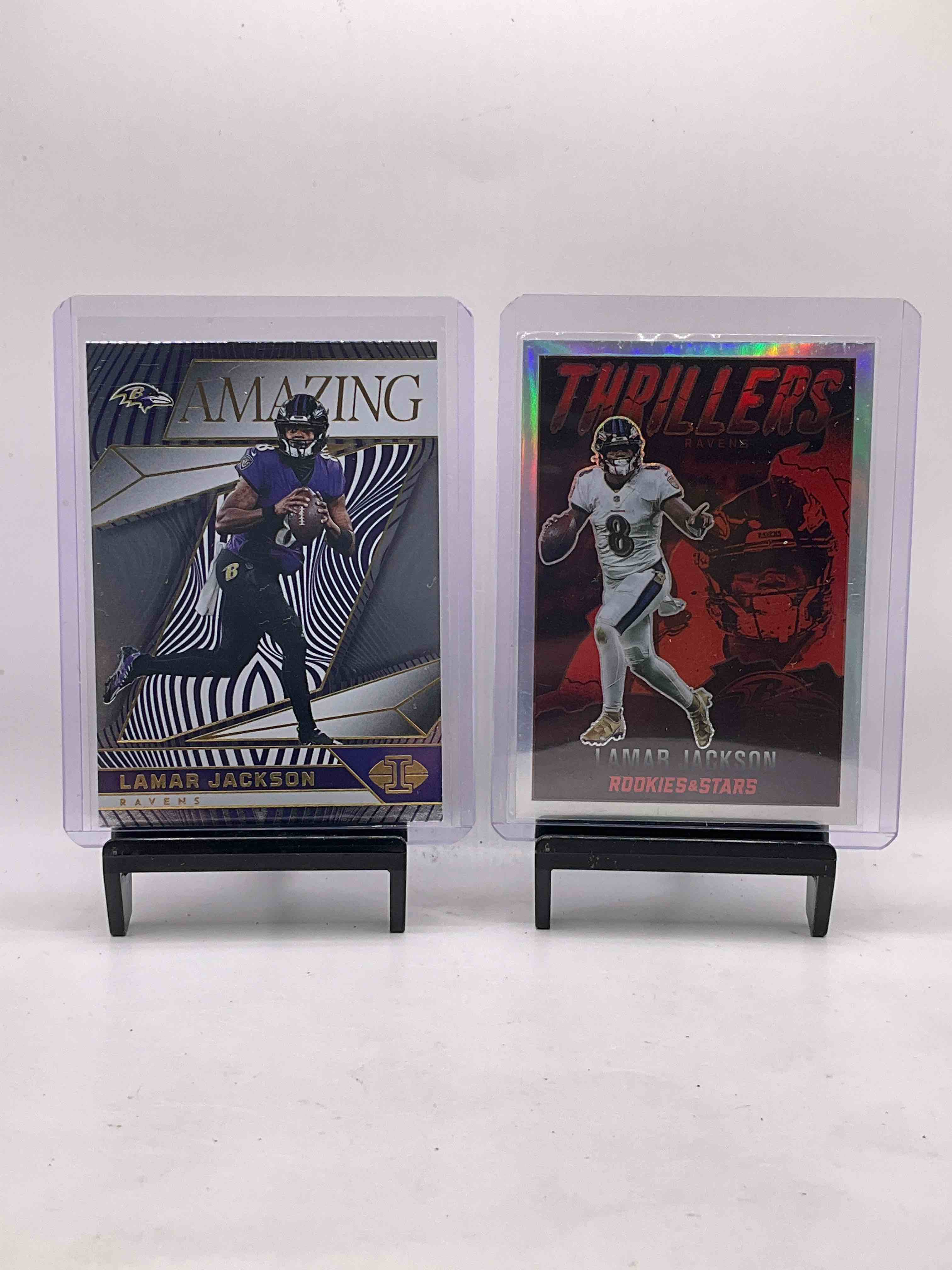 Louisville Legend! Lamar Jackson Insanity! Lamar Thrillers Card, Amazing Illusions Card, King Of Cards, Prizm, Eilte, Select & So Much More! Legendary Lamar!