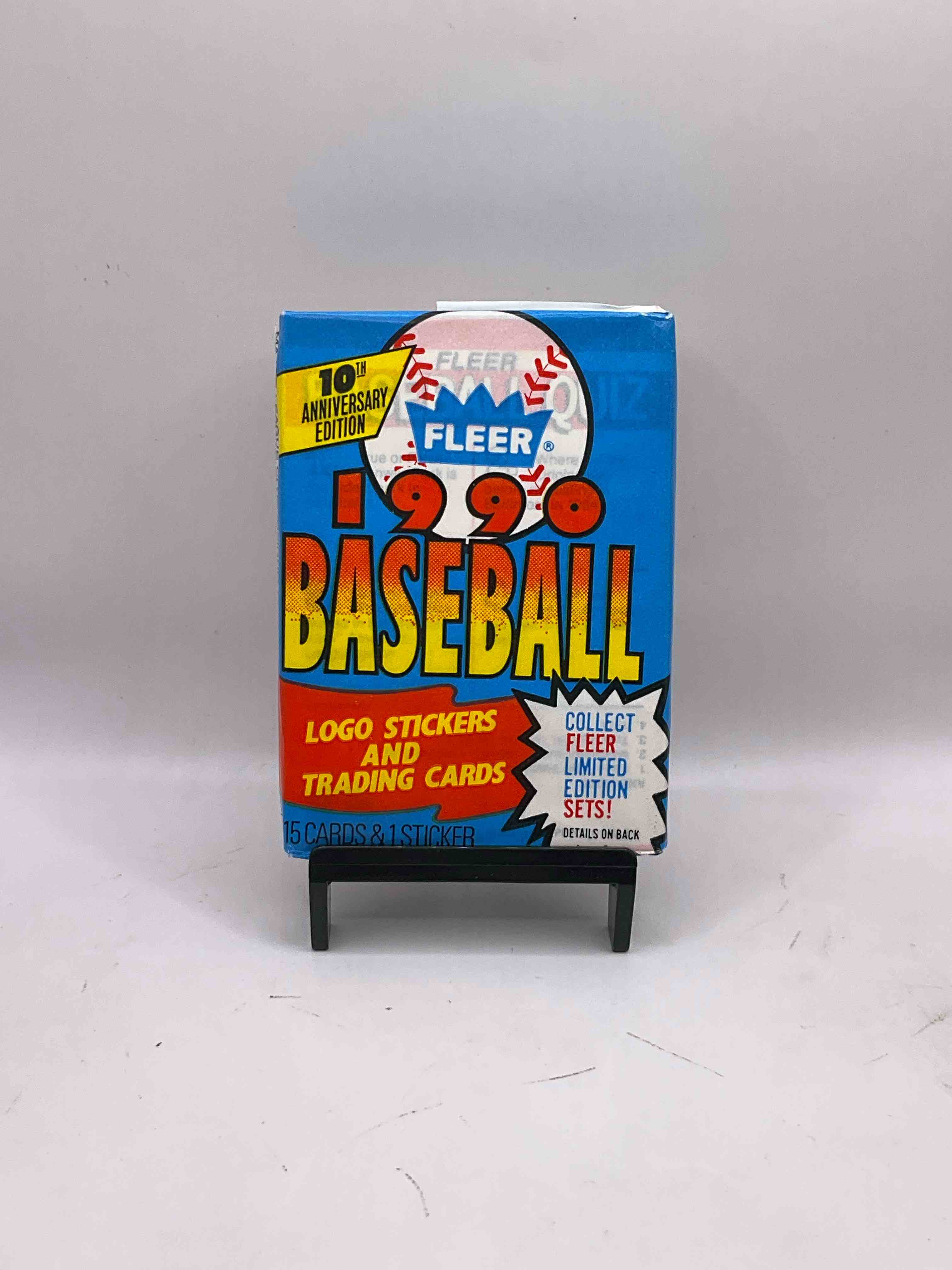 Vintage Baseball! Awesome 1990 Fleer Baseball Unopened Sports Card Wax Packs! Direct From Original Box! Search For Valuable Collectible Ken Griffey Jr Cards!