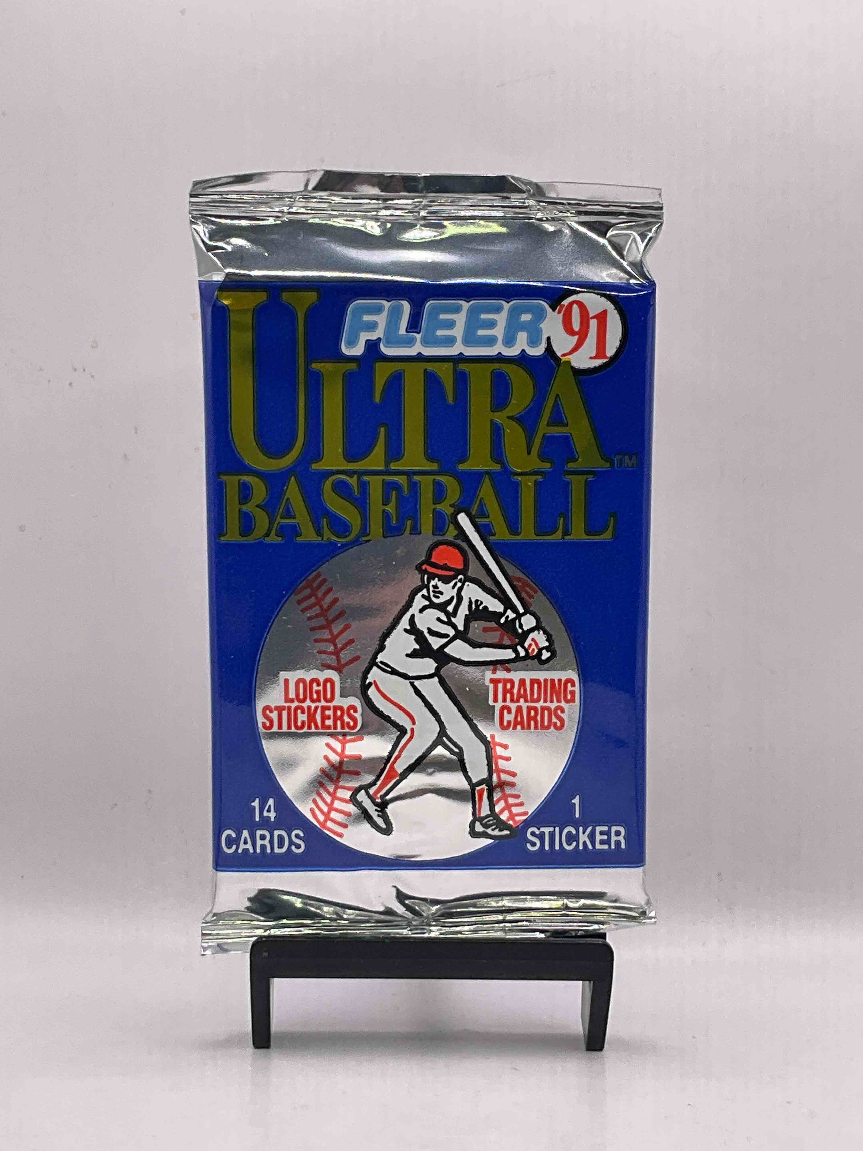 1991 Fleer Ultra Baseball Sealed Card Pack, Direct From Original Retail Case! Hard To Find & Loaded With Great Cards! Search For Ken Griffey Jr. #336 (PSA 10 Value $200), Frank Thomas, Don Mattingly, Bo Jackson & So Much More!