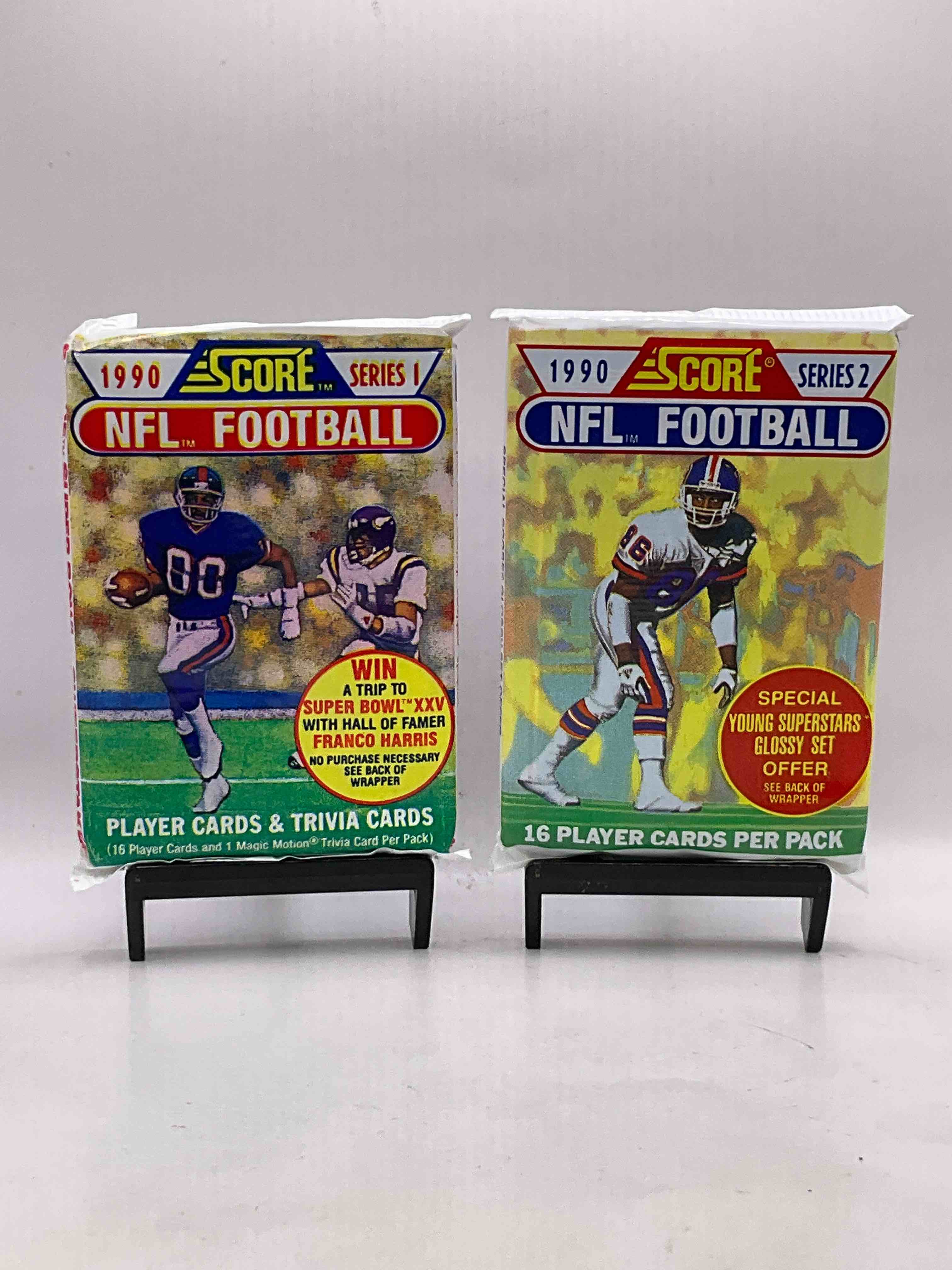 Emmitt Smith Rookie Year! 1990 Score Football Unopened Collectible Sports Card Packs! Direct From Original Box! Look For Valuable Emmitt Smith Rookie Cards!