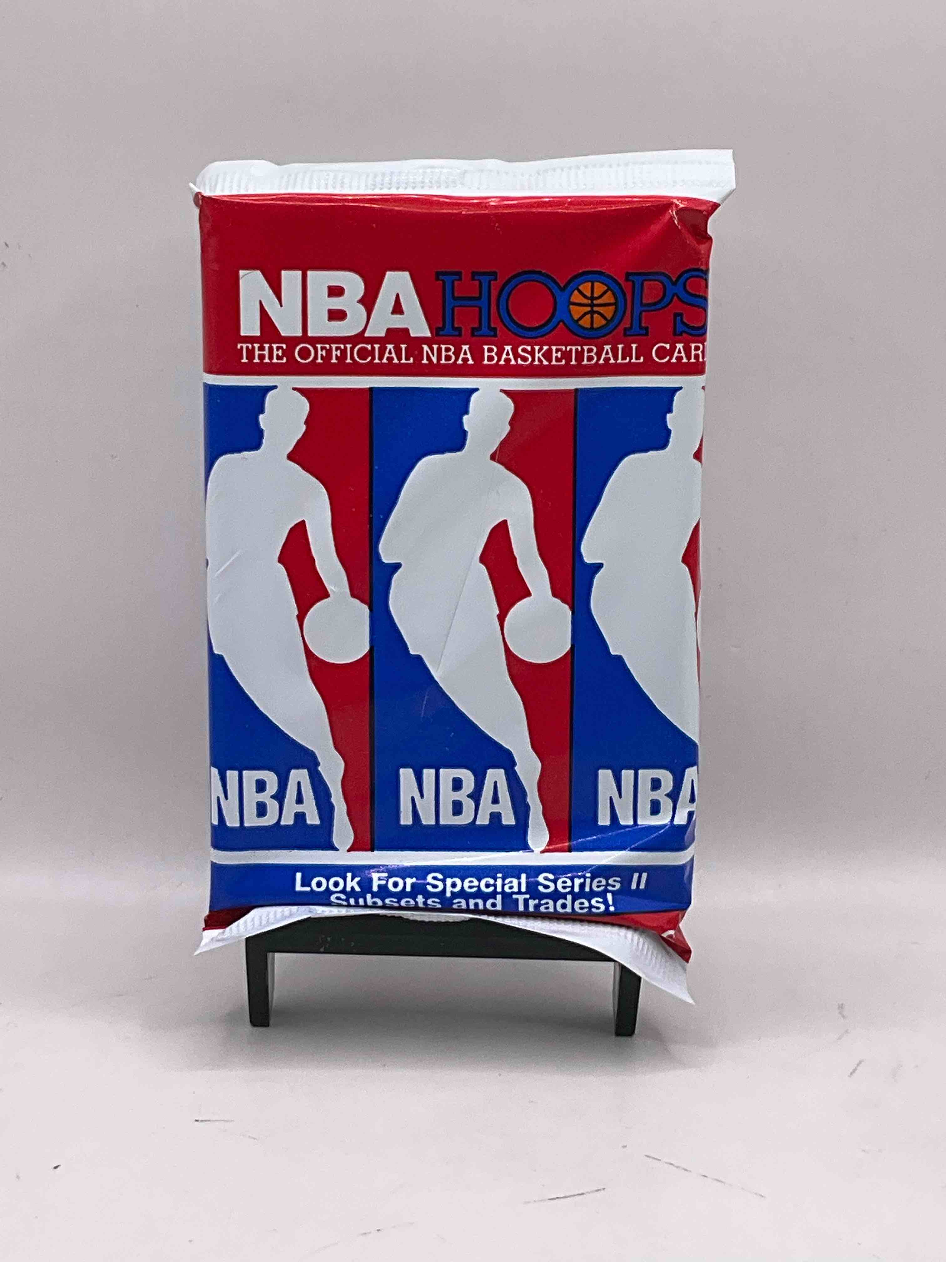 Michael Jordan?! Wow, Vintage 1990/91 NBA Hoops RARE Red Series Two Sealed Sports Card & Collectible Pack, Direct From Original Factory Sealed Retail Case! Series 2 Extremely Hard To Find & Includes Sought After Subsets! Look For Many Valuable Cards Such As Michael Jordan #65 (PSA 10 Value $225) & So Much More!