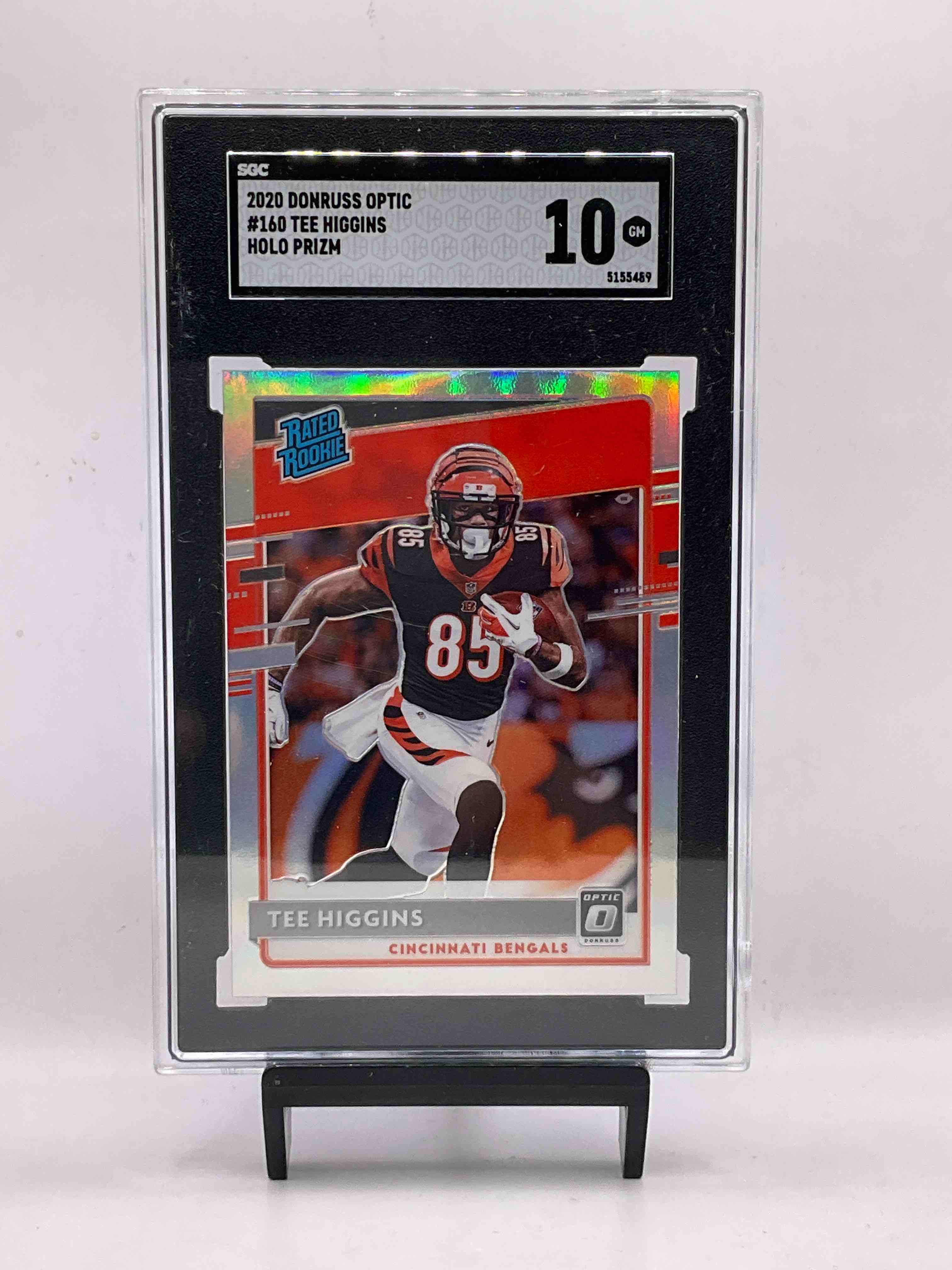 Bengals Insane Card Lot! Gem Mint 10 Tee Higgins Optic Rated Rookie Hologram Card, Optic Ja’marr Chase Rookie, Joe Burrow Select Rookie, Pink Elite Mixon & Boyd! 50 Card Bengals Lot, Hendrickson, Hubbard, Higgins,  Ossai & More!