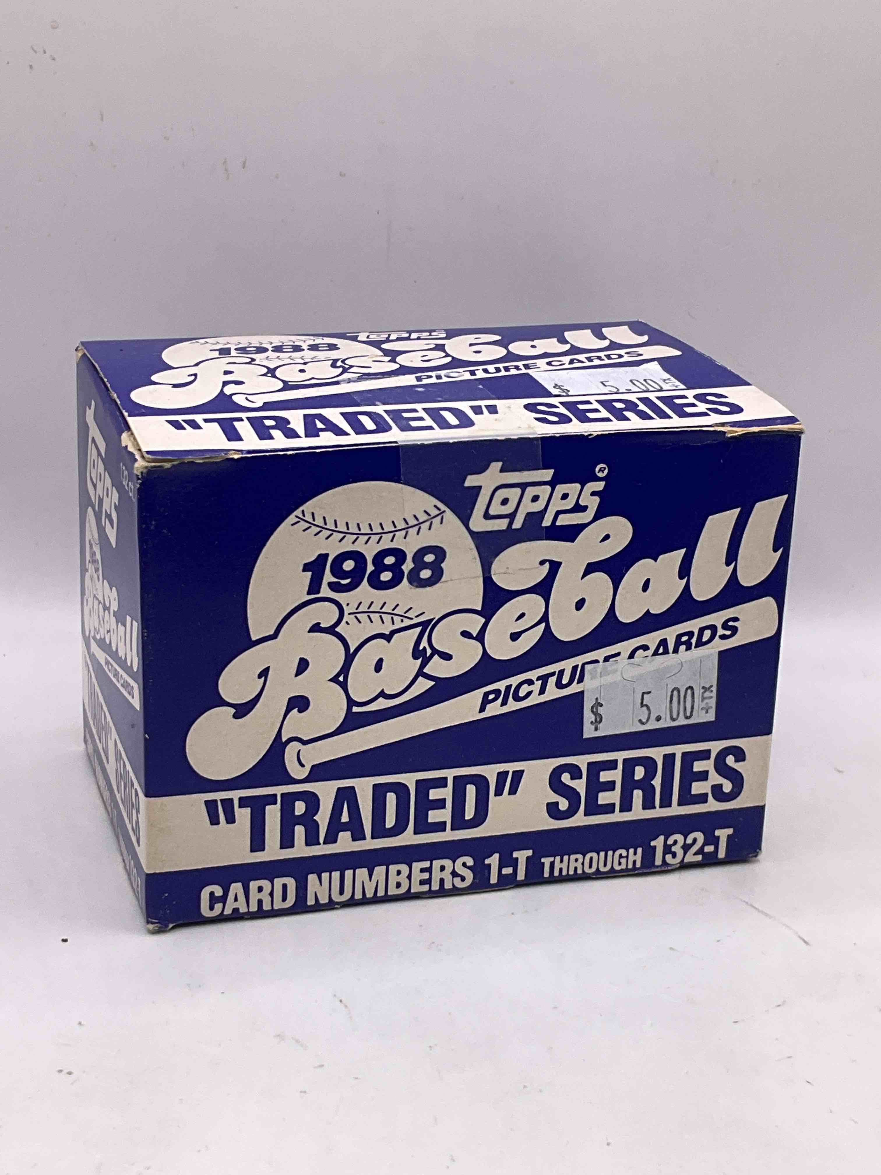 1988 Topps Traded Baseball Complete Card Set, Unopened, Cards 1T - 132T! Something You Don't See Everyday & A Great Piece Of Sports Card Memorabilia!Many 80's Stars Included Such As Robin Ventura, Kiri Gibson & More!