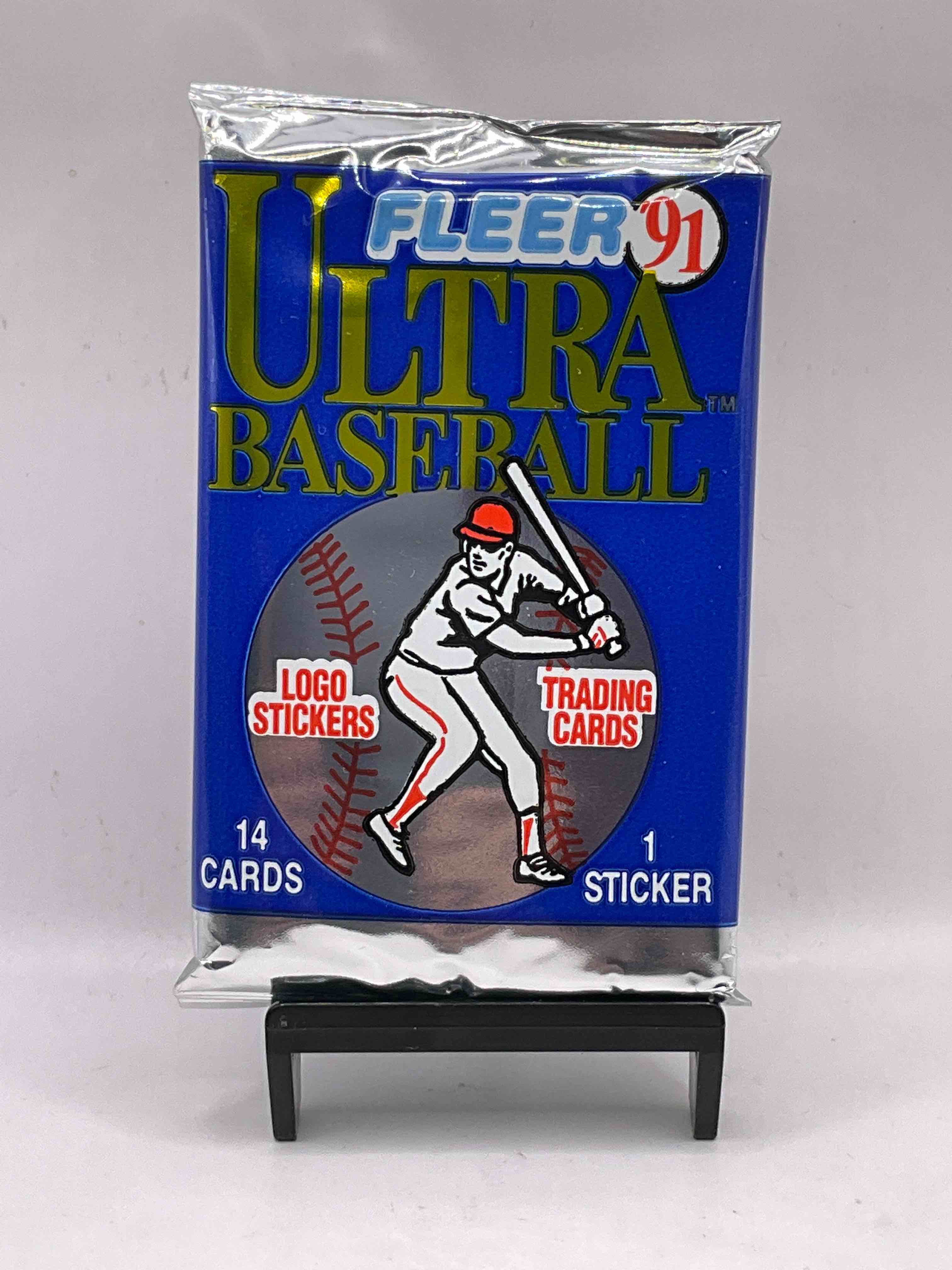 1991 Fleer Ultra Baseball Sealed Card Pack, Direct From Original Retail Case! Hard To Find & Loaded With Great Cards! Search For Ken Griffey Jr. #336 (PSA 10 Value $200), Frank Thomas, Don Mattingly, Bo Jackson & So Much More!