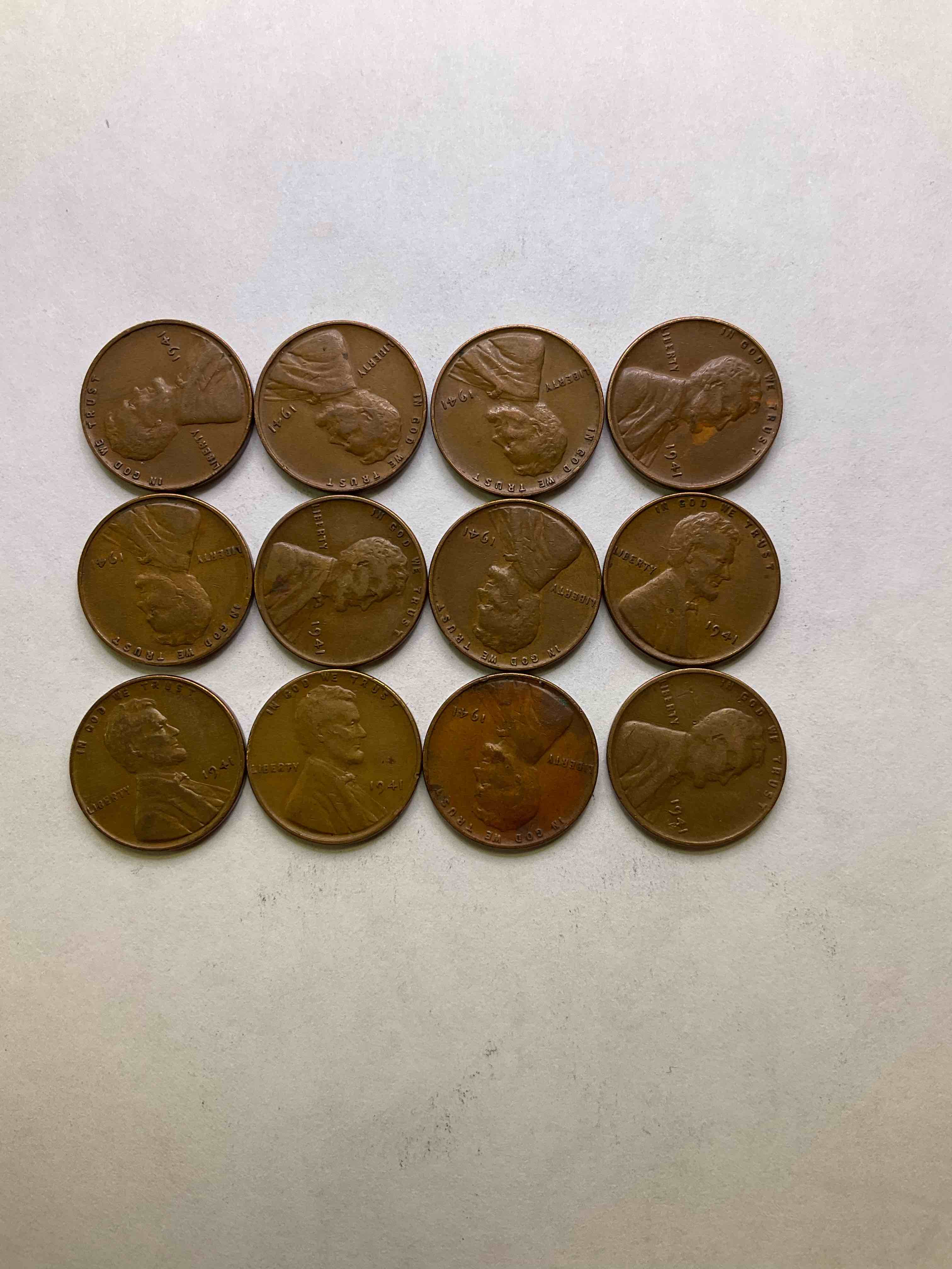 1941 WWII History! Check Out These Incredible Lincoln Pennies From The Year That Will Live In Infamy.. 1941 When On Dec 7 Pearl Harbor Was Bombed & America Entered World War 2! Nearly Impossible To Collect & Incredible Pieces Of History!