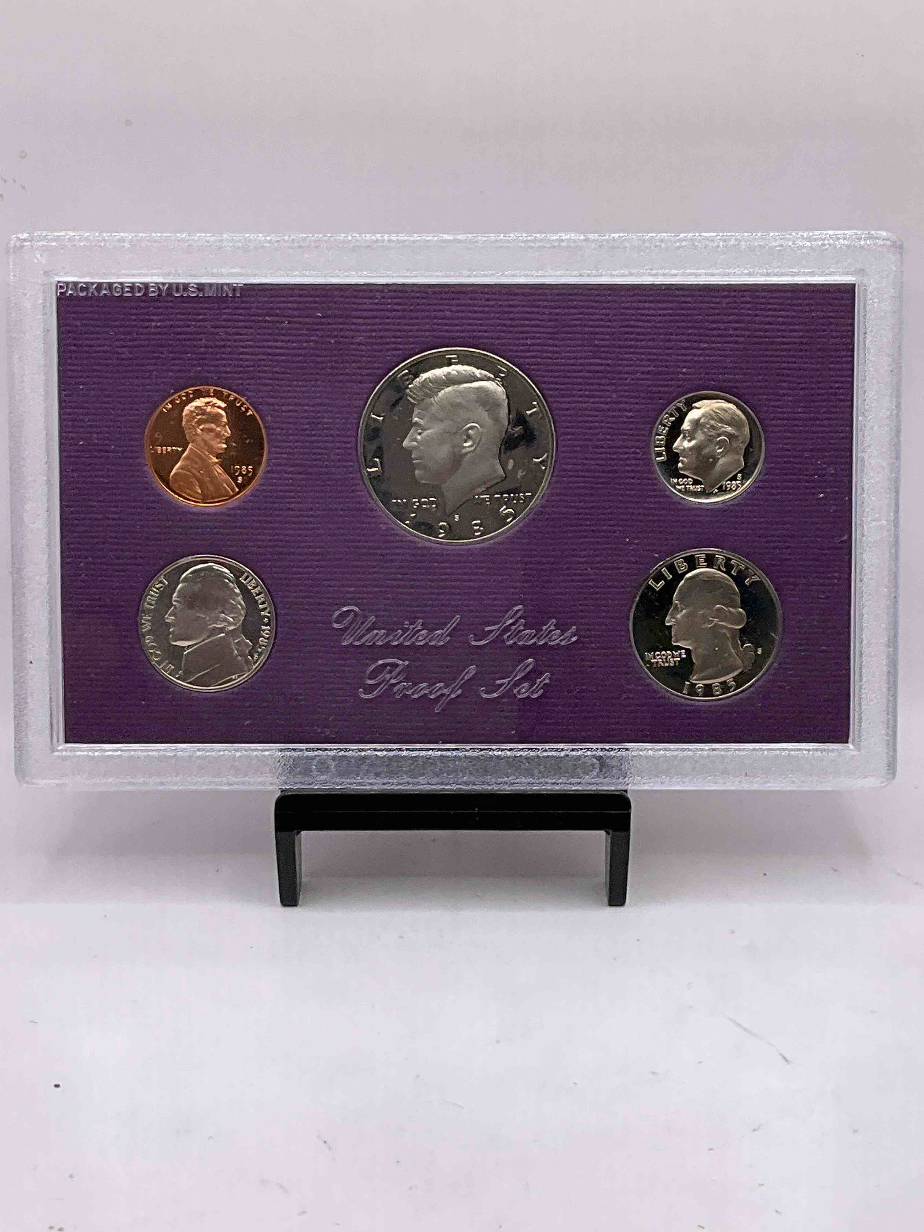 Go Back To The Future" With This 1985 Uncirculated U.S. Mint Set! This Gorgeous Mint Set Features Each U.S. Coin Minted in 1985 In Uncirculated Condition, Mounted In A Beautiful Display & Case Direct From The U.S. Mint! Own An Awesome Investment & Incredible Piece Of U.S. History! Also Makes For An. Awesome Git!