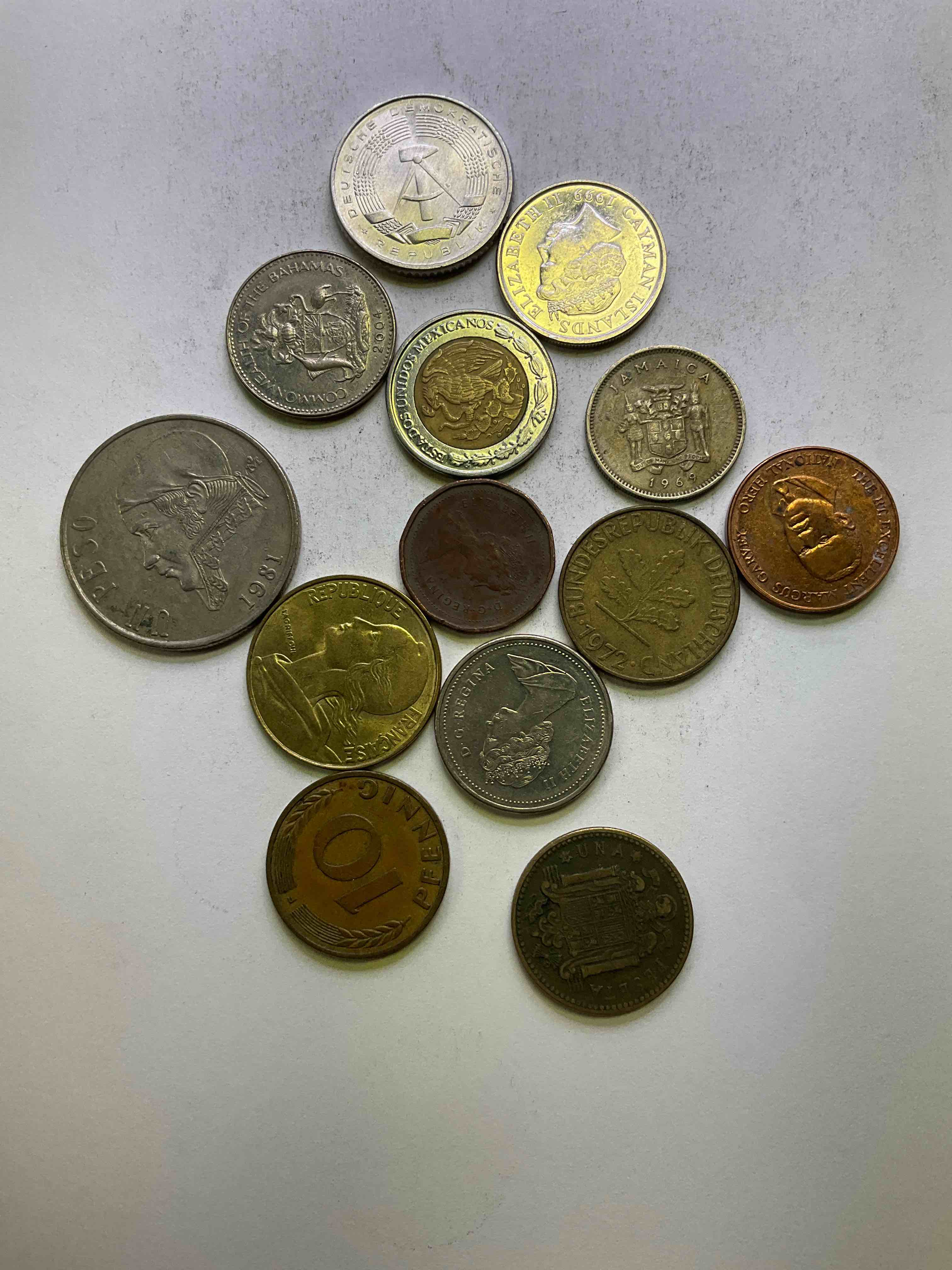 World Coins, Antique & Vintage! Each Lot Unique! Many Different Years, Countries, Sizes & Exotic Places. This Cool Collection Of Antique Coins From Around The World Is Loads Of Fun! Have Fun Identifying Each Coin & Country As A great Educational Tool! A Great Investment Too!