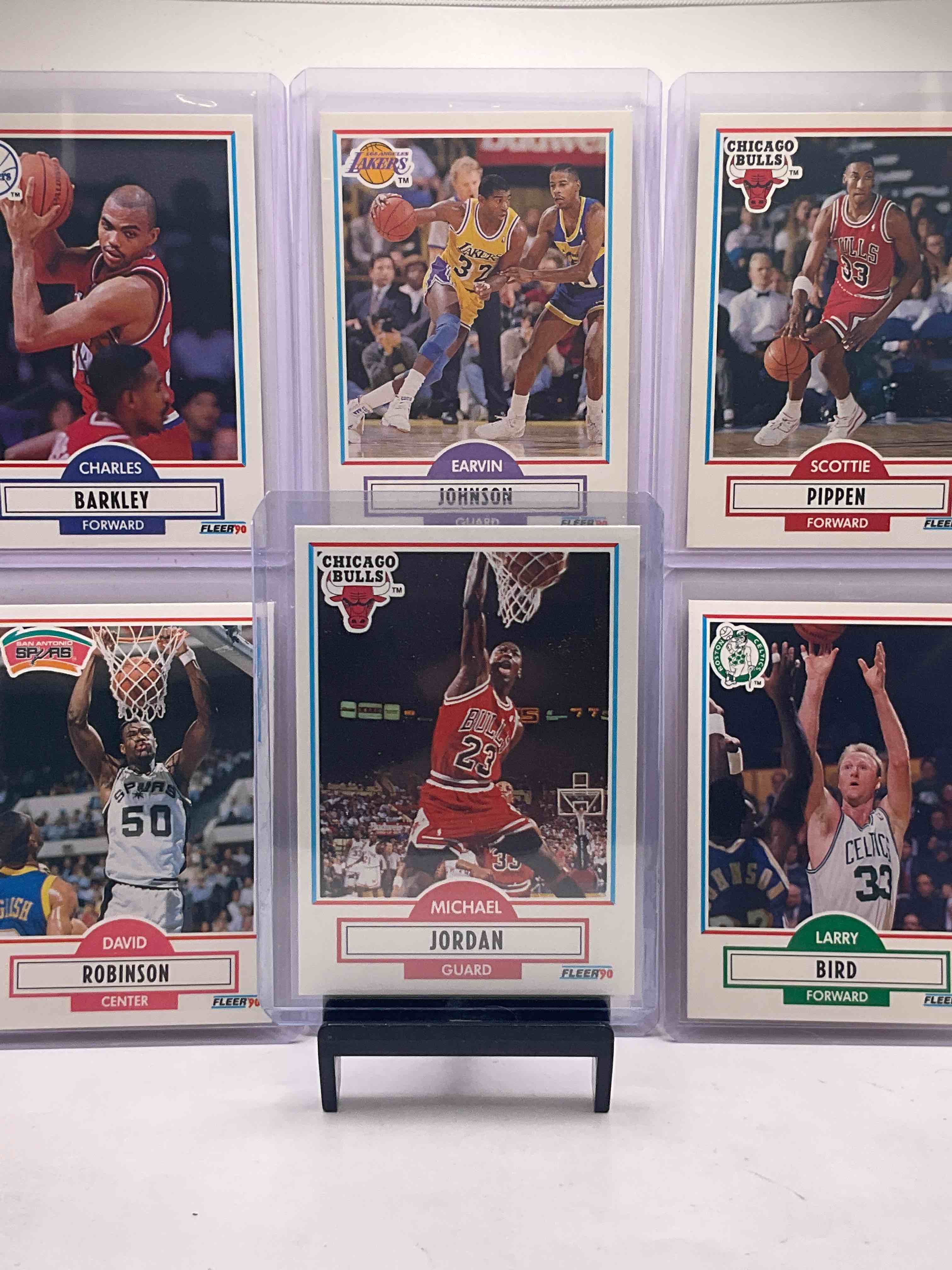 1990 Basketball! Fleer Card Combo! The BEST Cards From The Year! Michael Jordan, Larry Bird, Magic Johnson, Charles Barkley & So Many More! 50 Card Lot! All Stars, Hall Of Famers, Champions & More, The Perfect Mix Of Miscellaneous ‘90 Fleer Variety! 