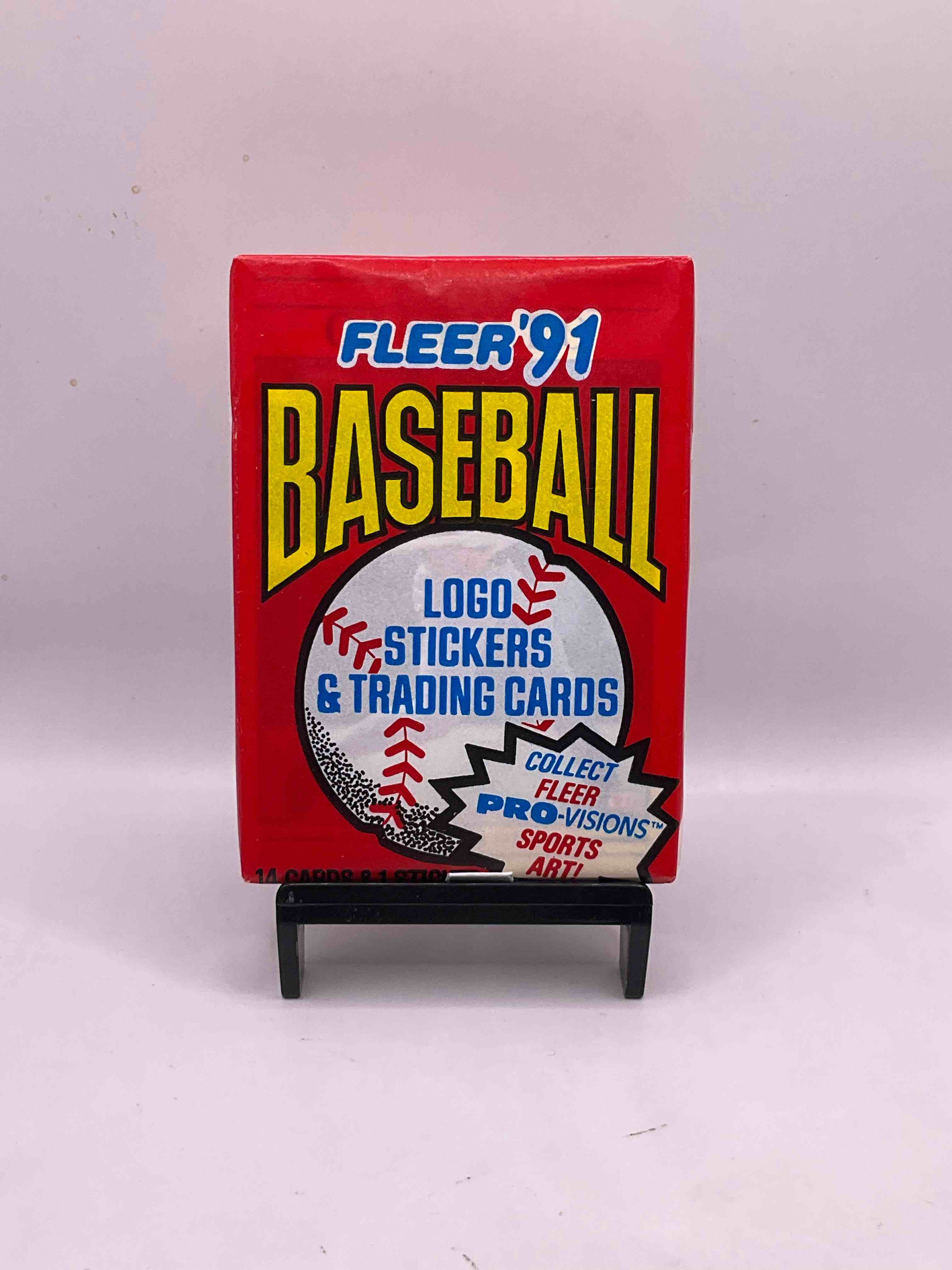 1991 Fleer Baseball Unopened Wax Pack, Direct From Original Sealed Retail Case! Search For Griffey Jr. & Barry Bonds "Generation Stars" Combo Card #710 (PSA 10 Value $200), Nolan Ryan, Don Mattingly & So Much More!