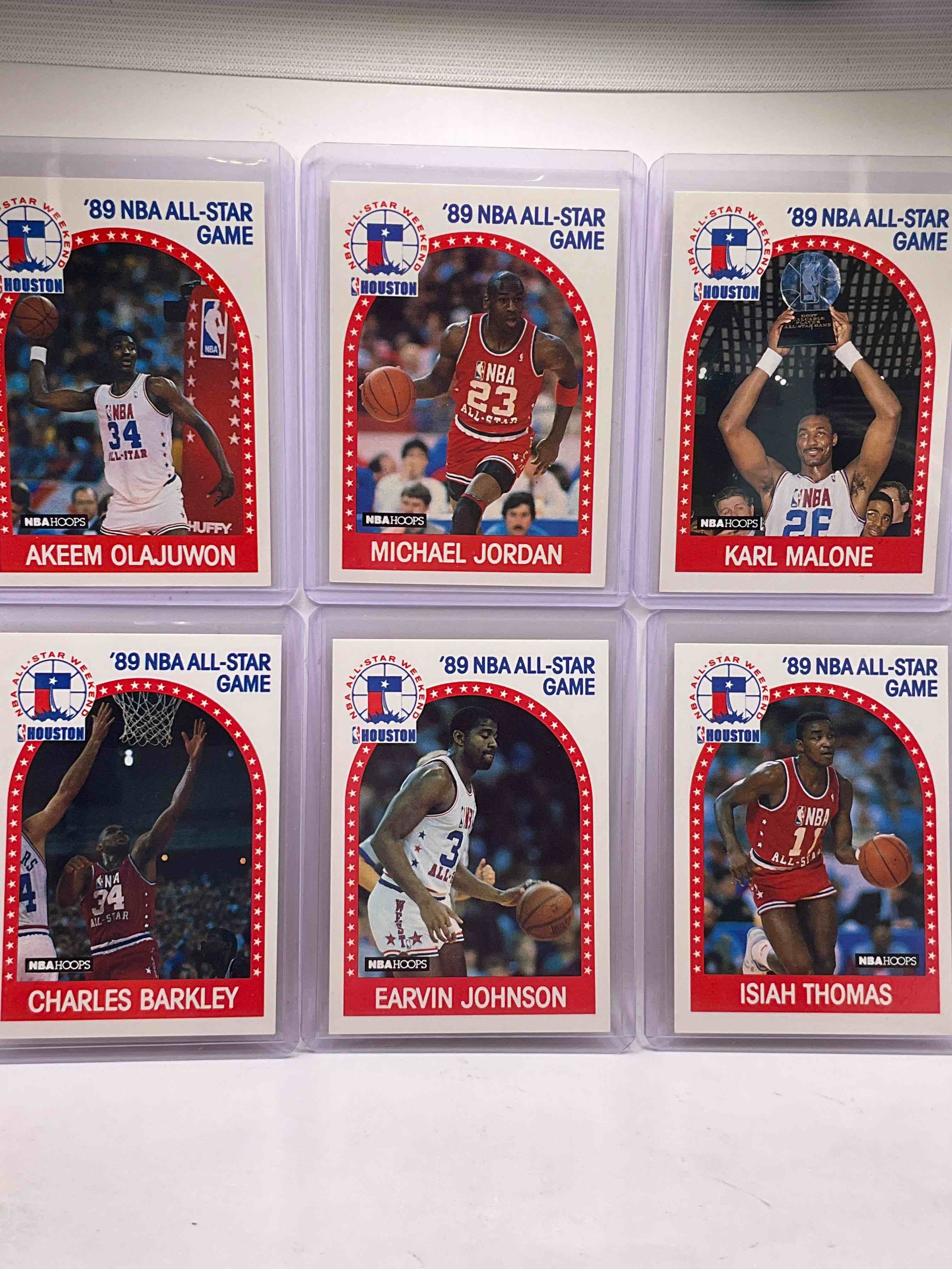 1989 NBA Hoops All Star Set! Matching Set! Michael Jordan, Magic Johnson, Charles Barkley, Karl Malone, Akeem Olajuwon, Isiah Thomas & So Many More! Ellis, Chambers, Nance, Mullin, Drexler & More! ALL STAR SPECIAL!