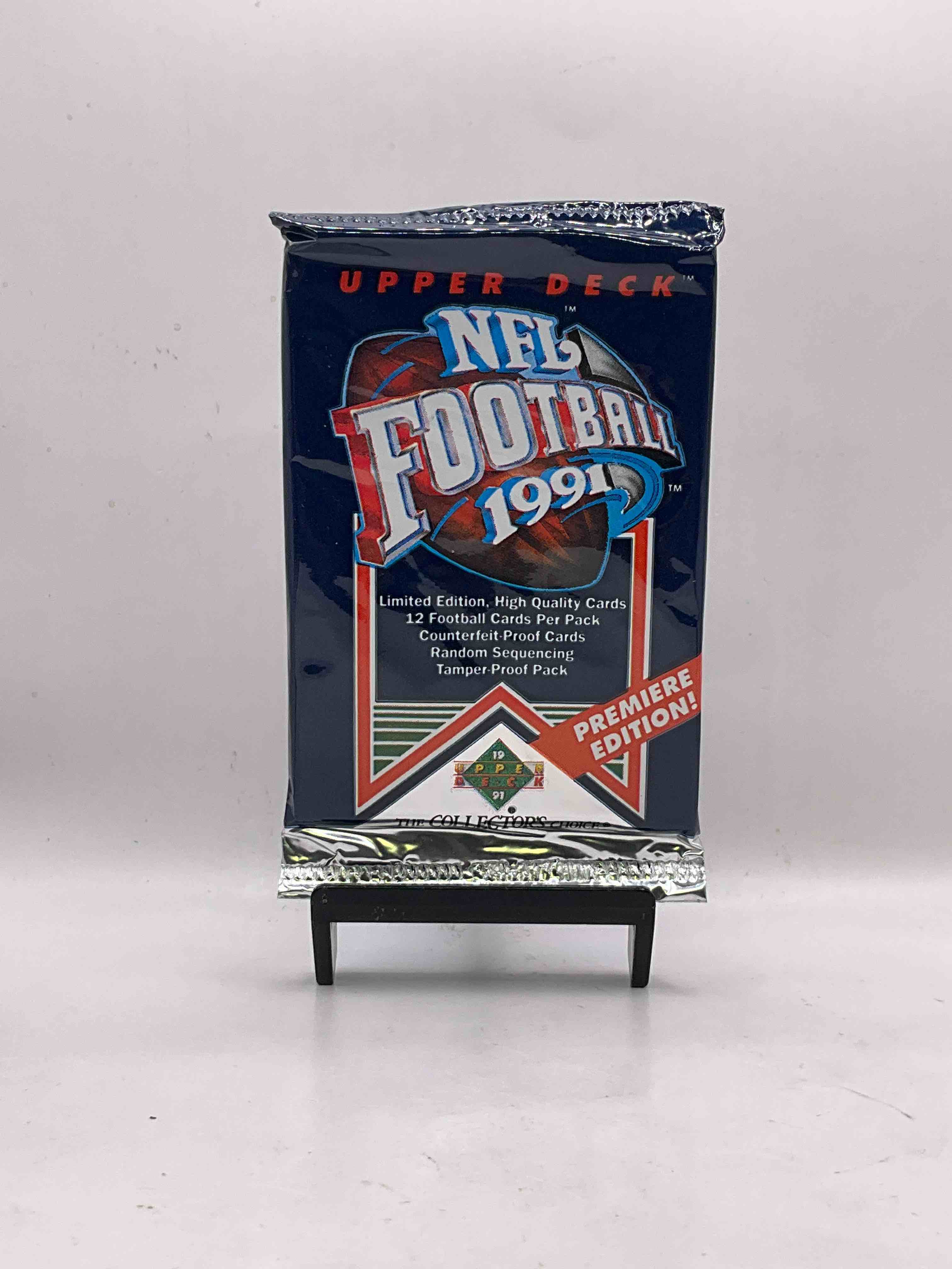 Rare & Vintage! 1991 Upper Deck Unopened NFL Football Packs! Direct From Original Box! Brett Favre Rookie Year! Search For Brett Favre Rookie & Other 80s Stars!