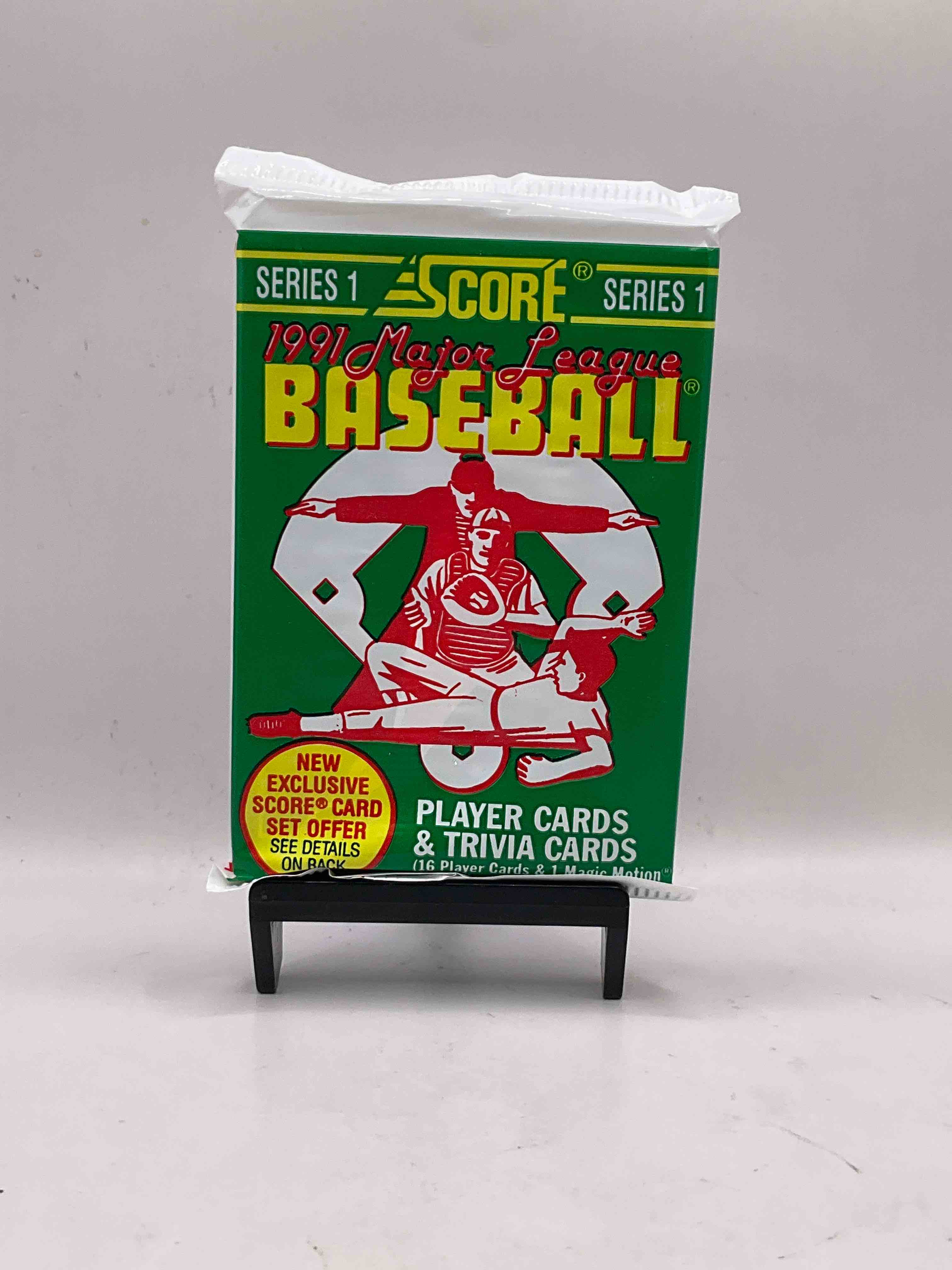 Ken Griffey Jr!? Frank Thomas!? Baseball Insanity! 1991 Score Baseball Series I Unopened Packs, Direct From Box! 16 Premium Baseball Cards In Each Pack! Search For Griffey Jr, Nolan Ryan, Frank Thomas & So Much More! Search For 1980’s Stars & Hall Of Famers!